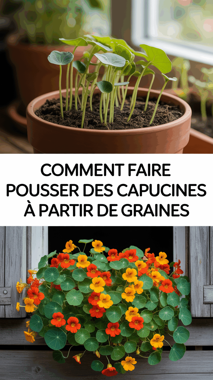 Comment faire pousser des capucines à partir de graines