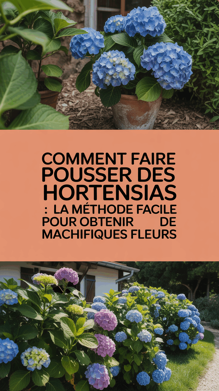 Comment faire pousser des hortensias : la méthode facile pour obtenir de magnifiques fleurs