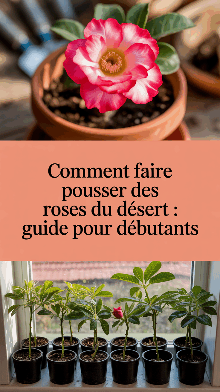 Comment faire pousser des roses du désert : Guide pour débutants