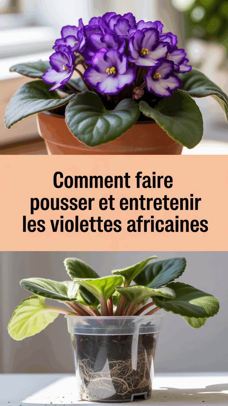 Comment faire pousser et entretenir les violettes africaines