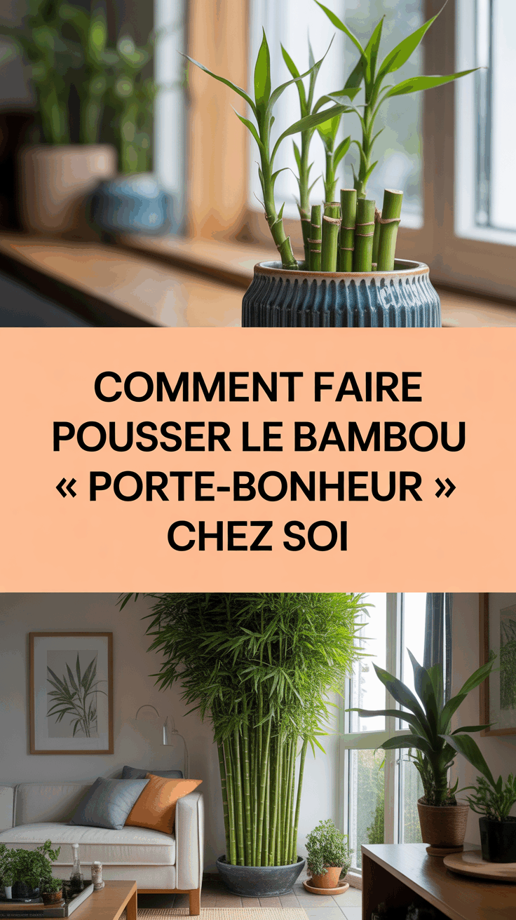 Comment faire pousser le bambou « porte-bonheur » chez soi