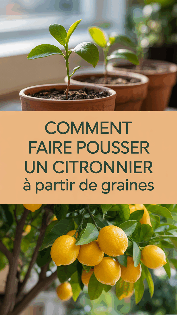 Comment faire pousser un citronnier à partir de graines