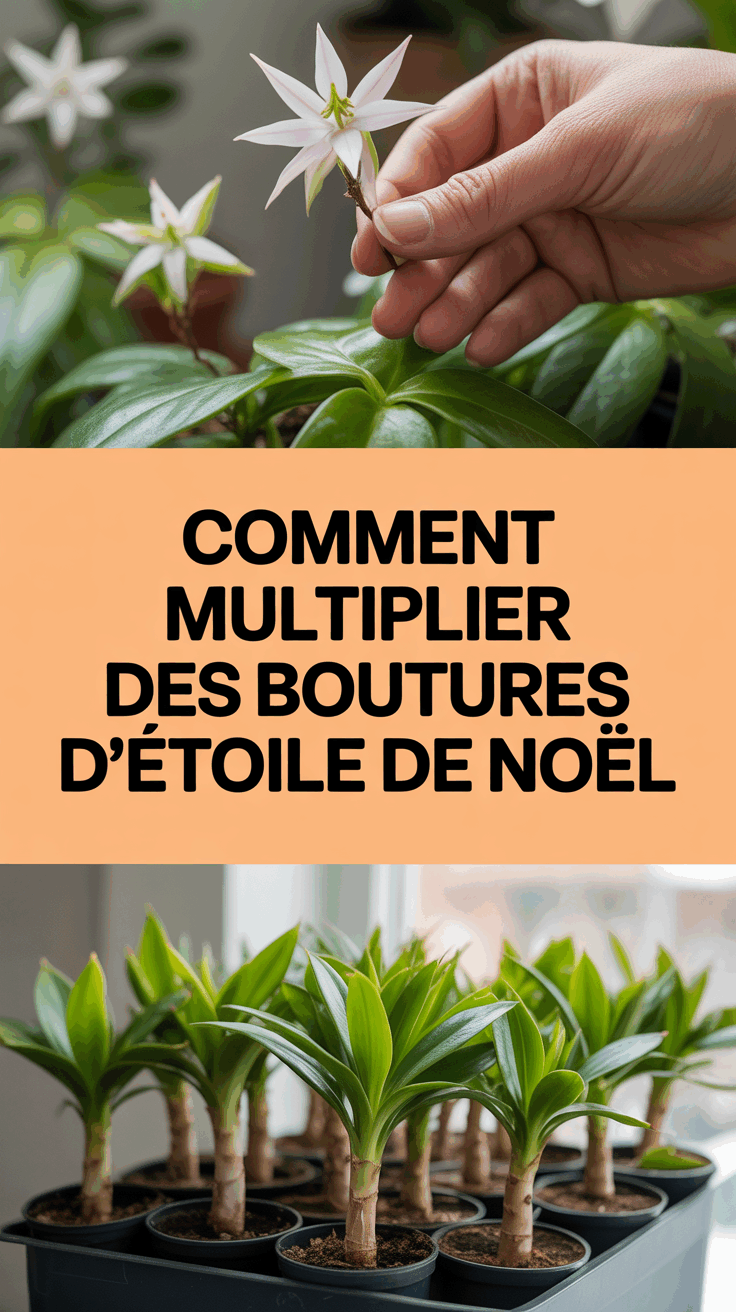 Comment multiplier des boutures d'étoile de Noël