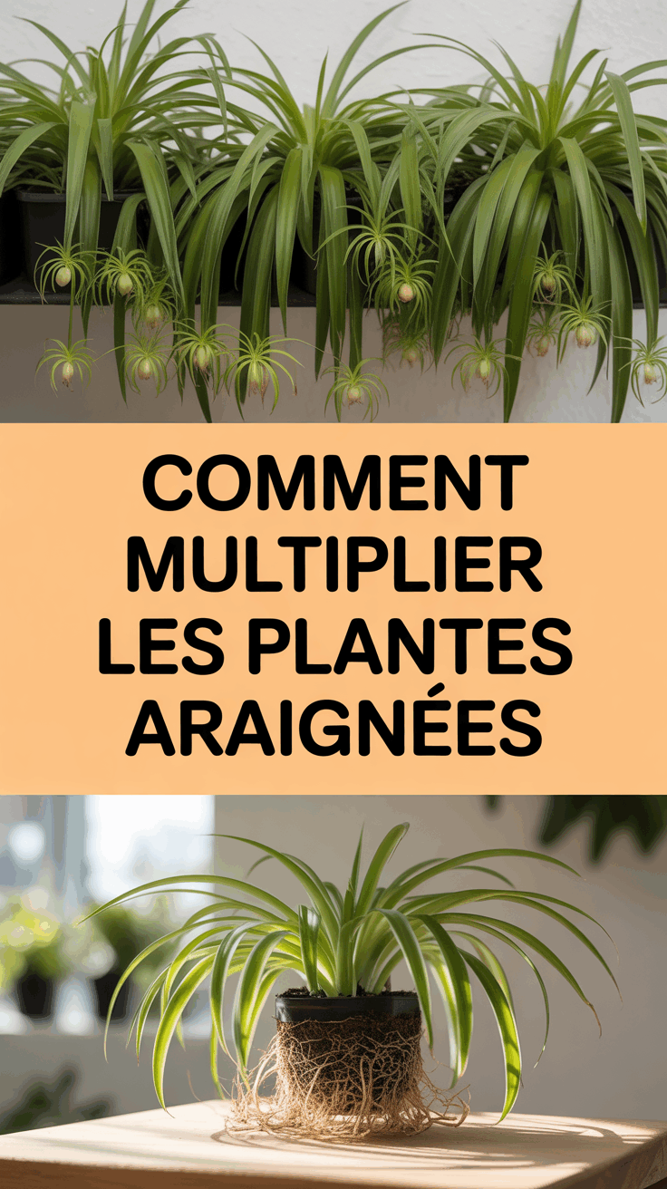 Comment multiplier les plantes araignées