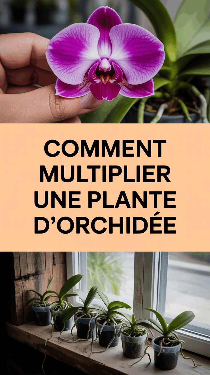 Comment multiplier une plante d’orchidée
