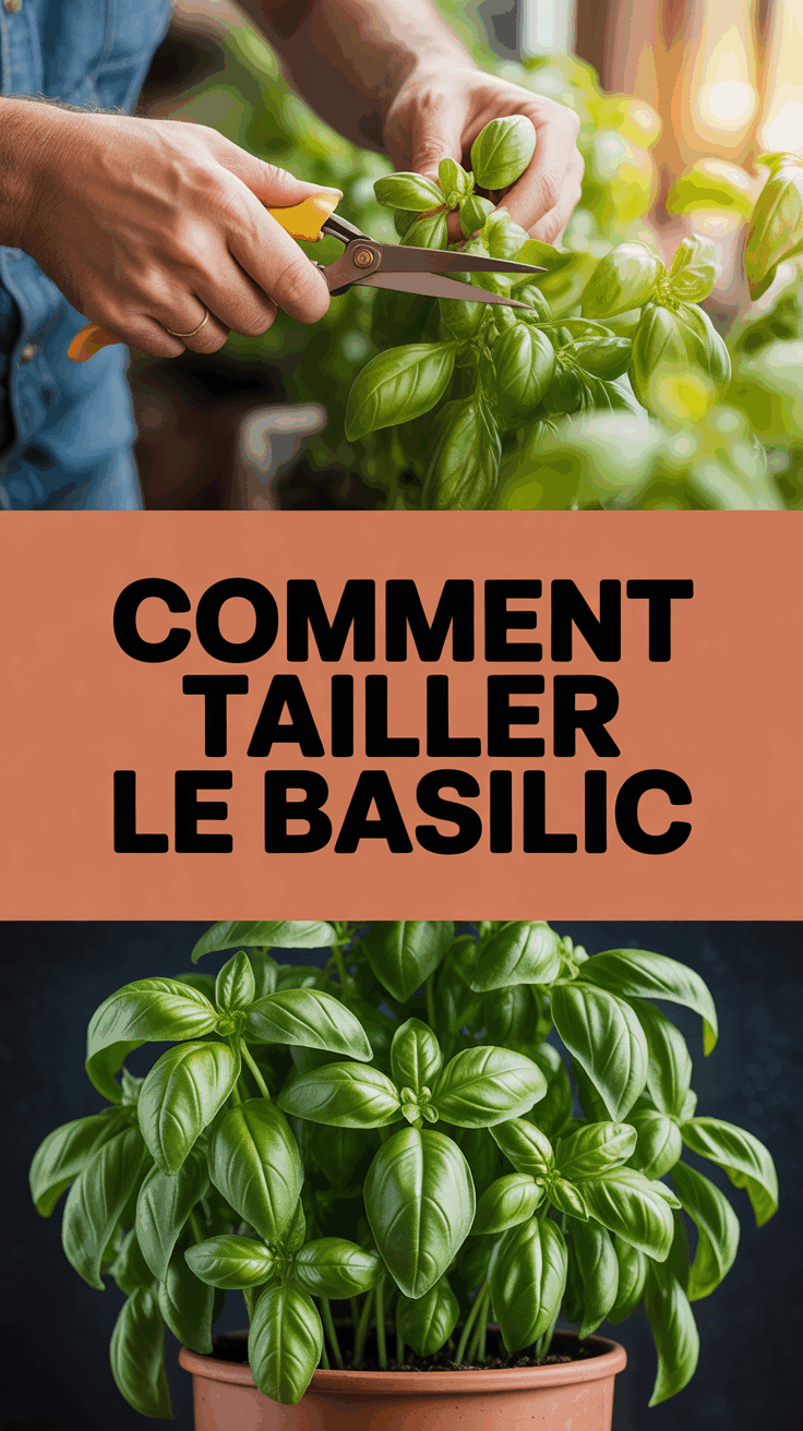 Comment tailler le basilic