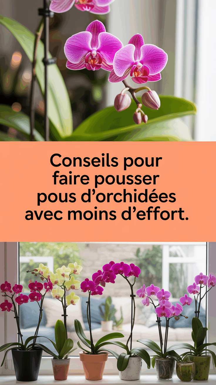 Conseils pour faire pousser plus d'orchidées avec moins d'effort