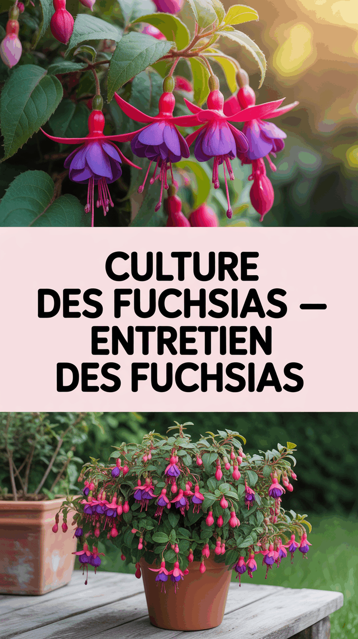 Culture des fuchsias – Entretien des fuchsias