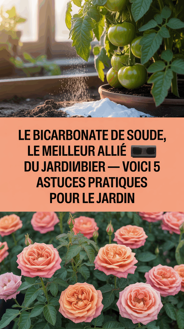 Le bicarbonate de soude, le meilleur allié du jardinier – Voici 5 astuces pratiques pour le jardin