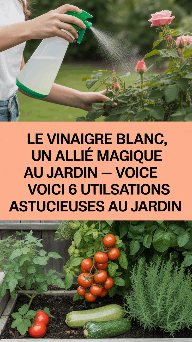Le vinaigre blanc, un allié magique au jardin – Voici 6 utilisations astucieuses au jardin