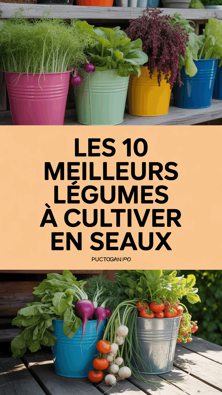 Les 10 meilleurs légumes à cultiver en seaux