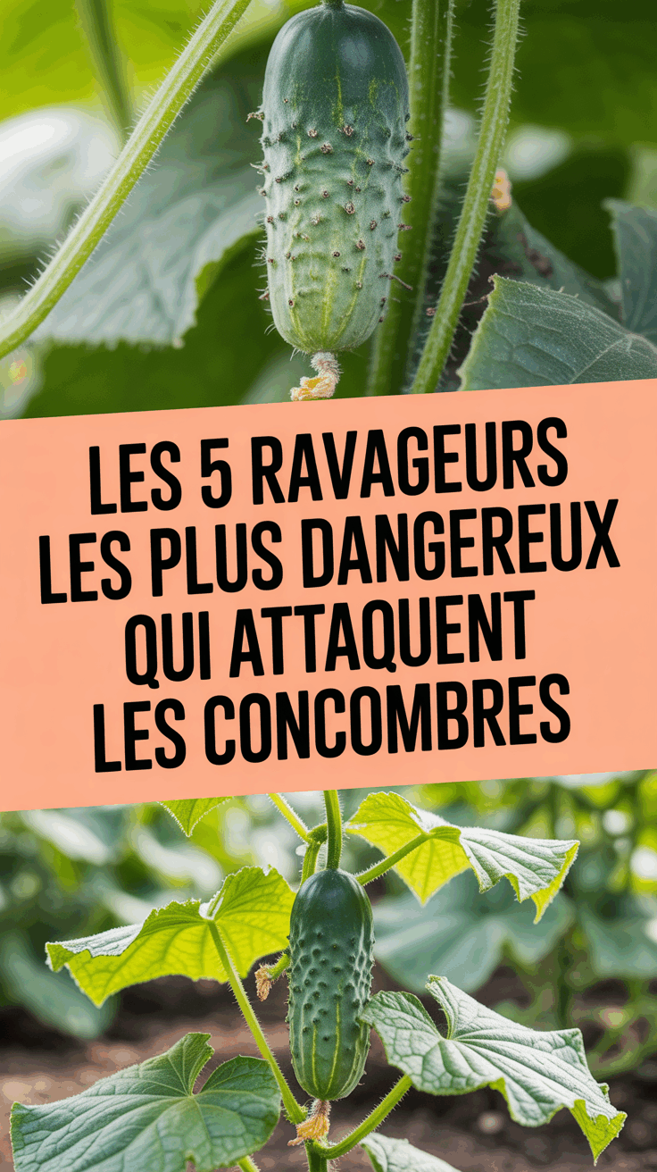 Les 5 ravageurs les plus dangereux qui attaquent les concombres
