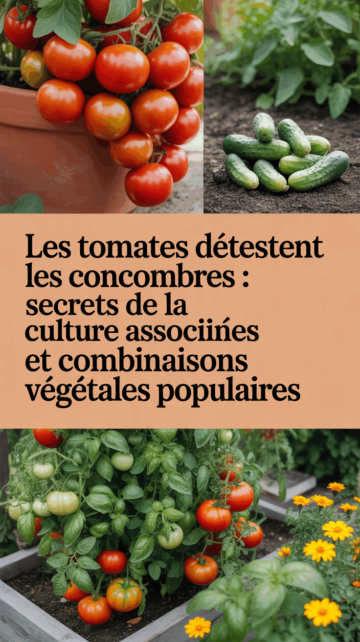 Les Tomates Détestent les Concombres : Secrets de la Culture Associée et Combinaisons Végétales Populaires
