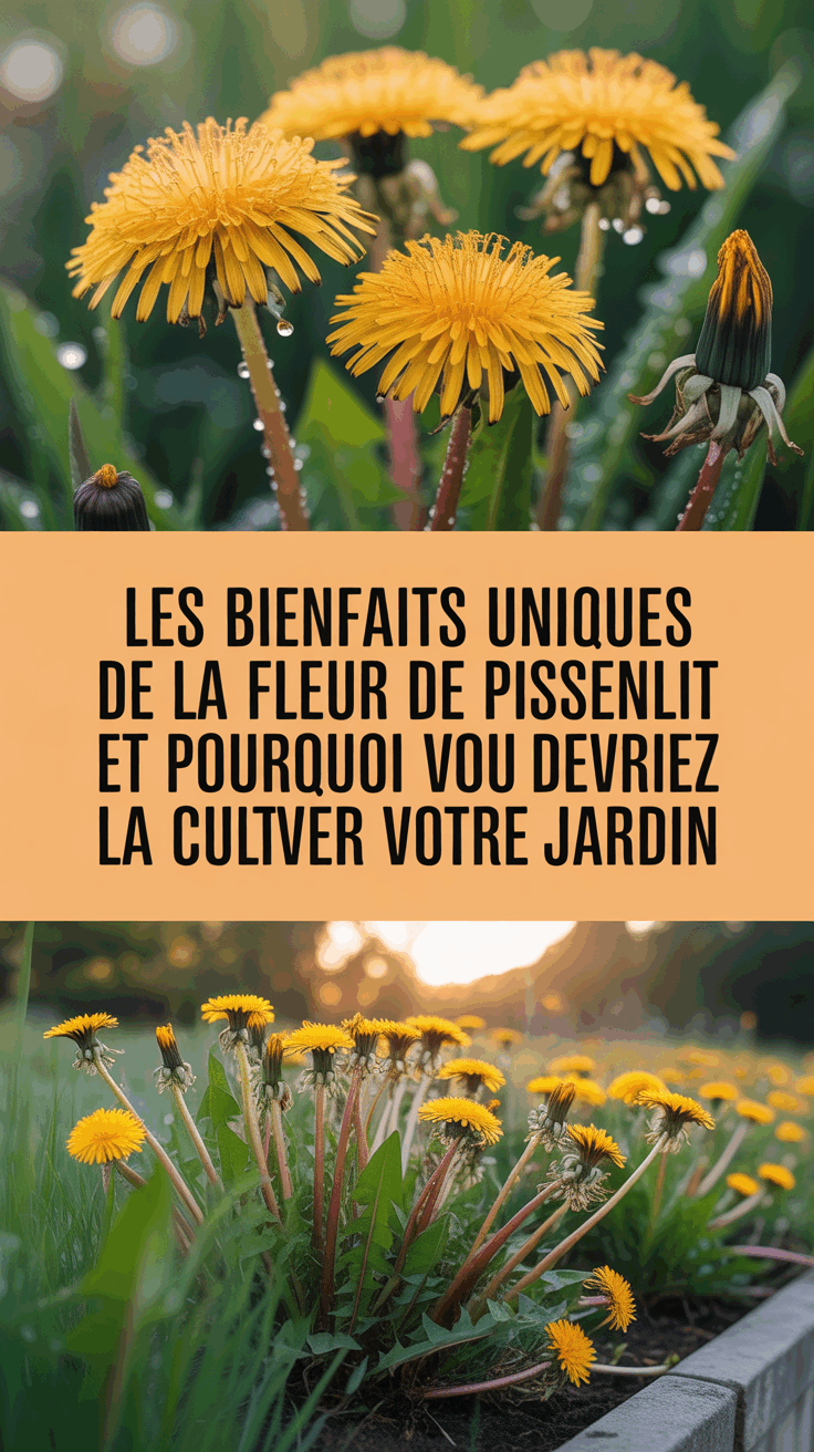 Les bienfaits uniques de la fleur de pissenlit et pourquoi vous devriez la cultiver dans votre jardin
