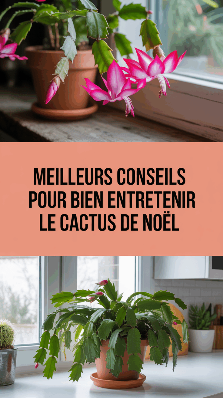 Meilleurs conseils pour bien entretenir le cactus de Noël