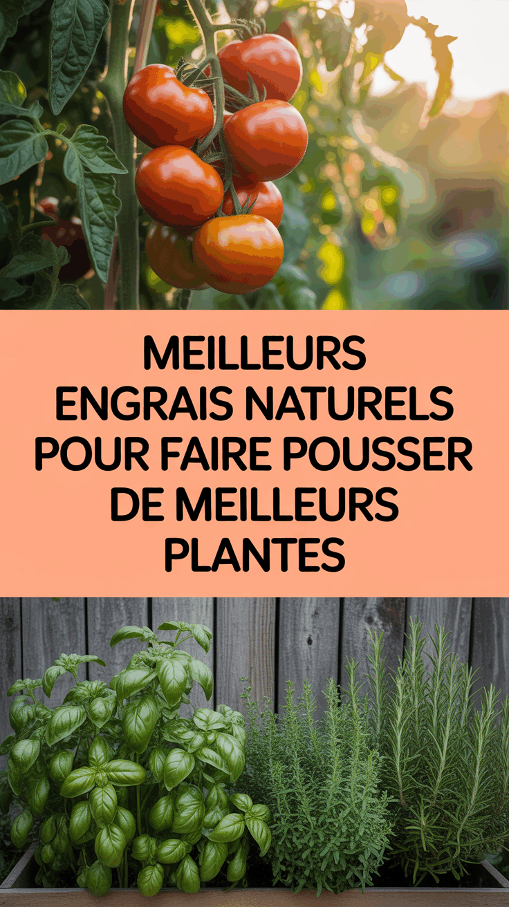 Meilleurs engrais naturels pour faire pousser de meilleures plantes