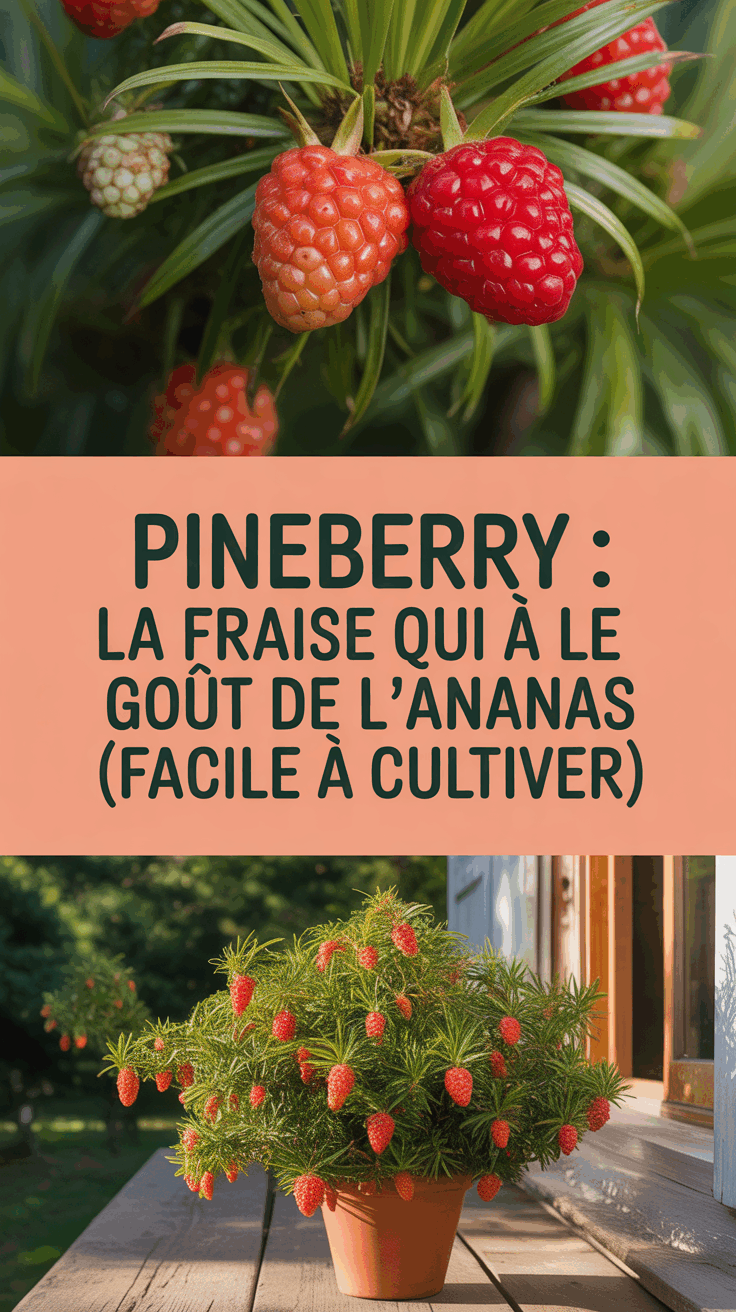 Pineberry : la fraise qui a le goût de l&rsquo;ananas (facile à cultiver)