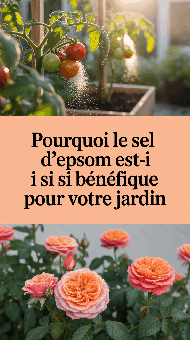 Pourquoi le sel d'Epsom est-il si bénéfique pour votre jardin