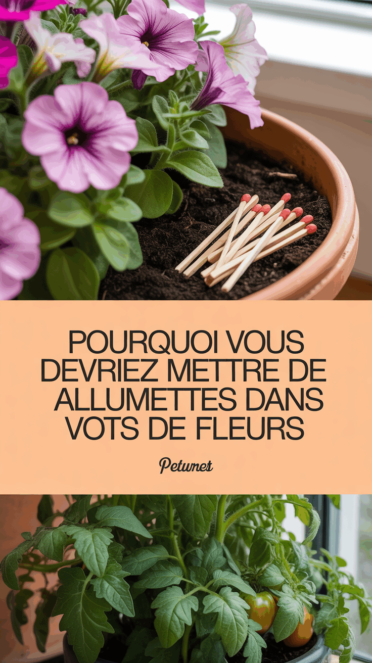 Pourquoi vous devriez mettre des allumettes dans vos pots de fleurs