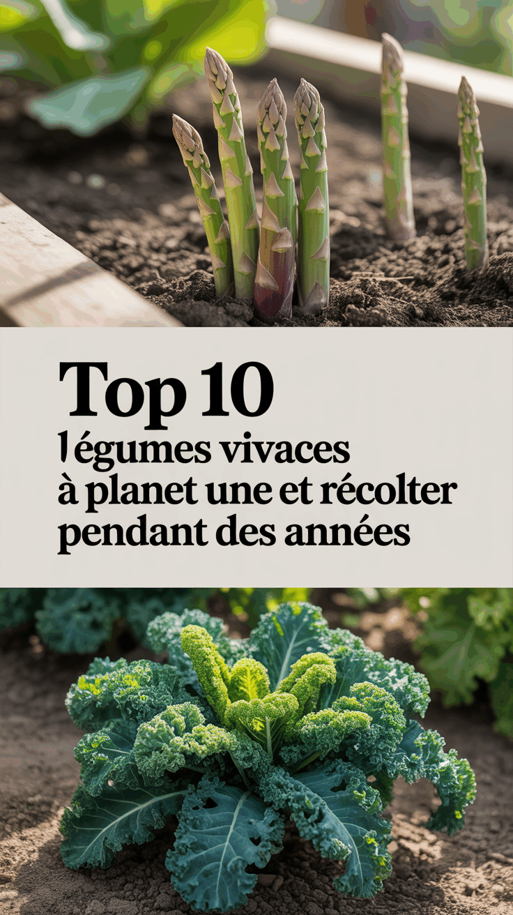 Top 10 légumes vivaces à planter une fois et récolter pendant des années
