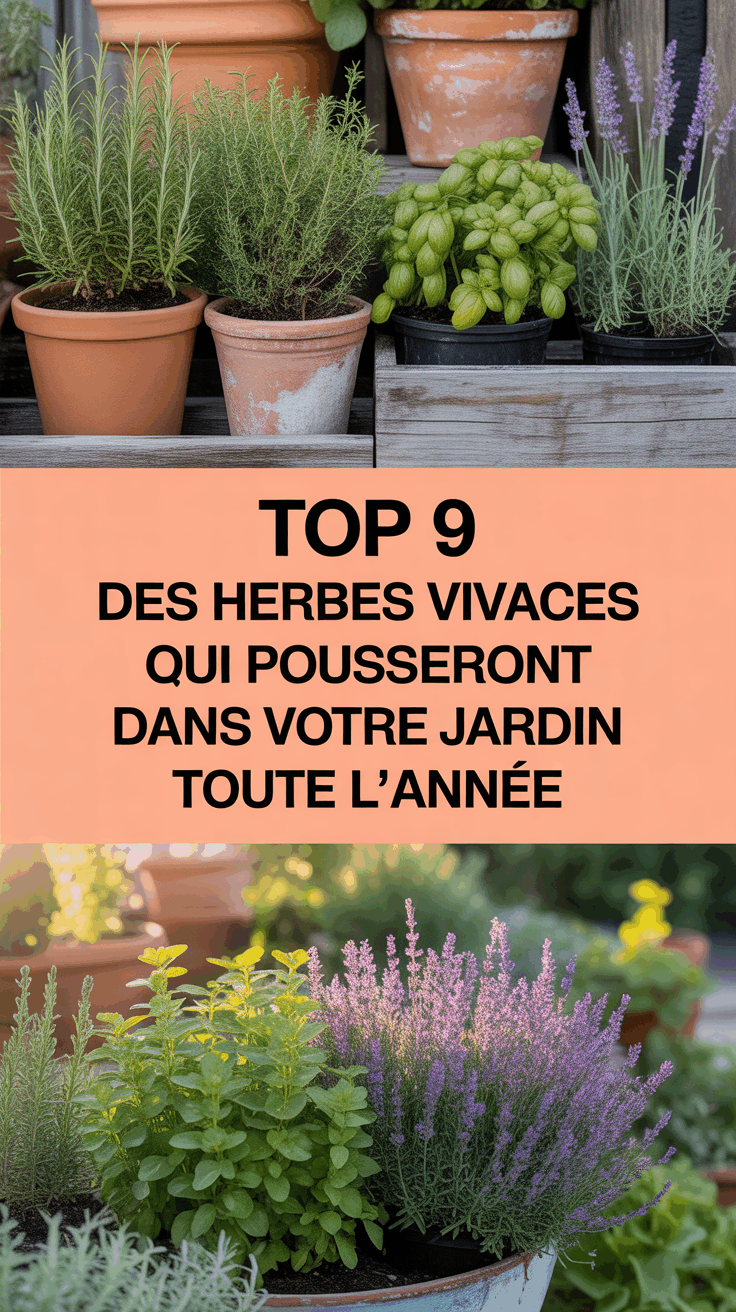 Top 9 des herbes vivaces qui pousseront dans votre jardin toute l'année