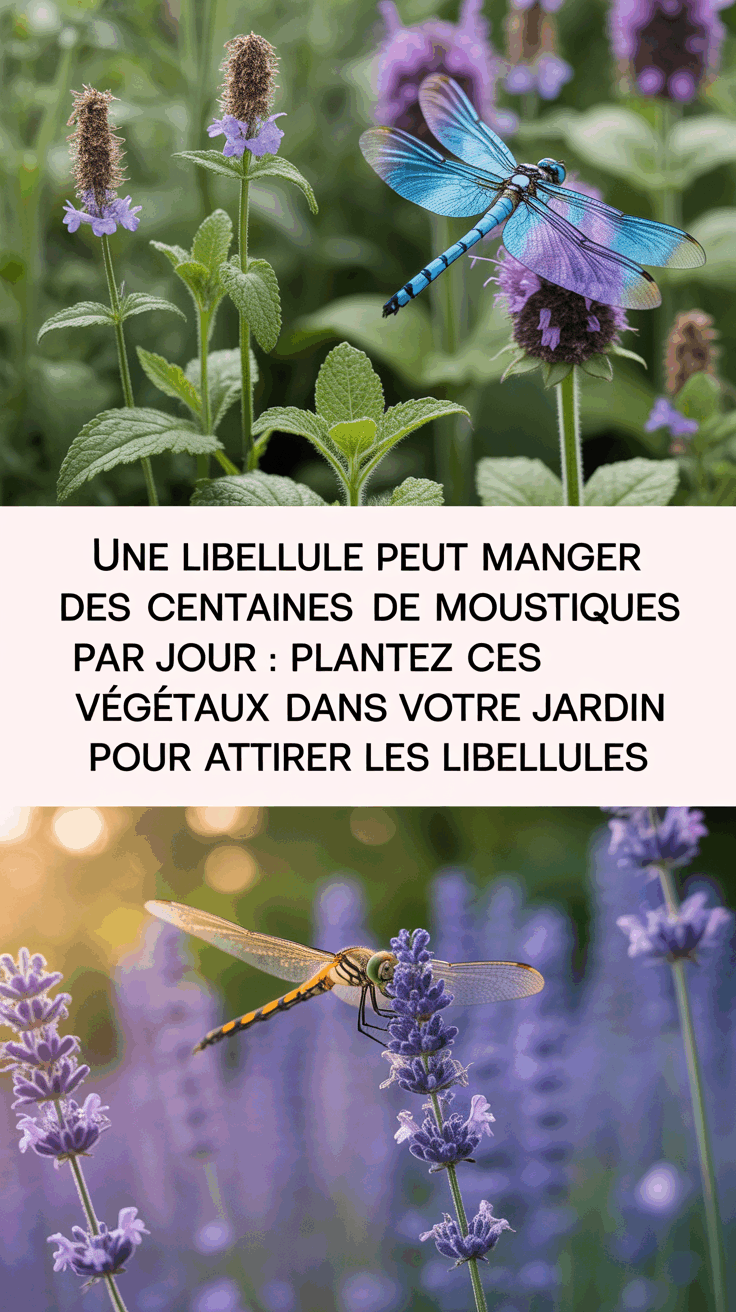 Une libellule peut manger des centaines de moustiques par jour : plantez ces végétaux dans votre jardin pour attirer les libellules