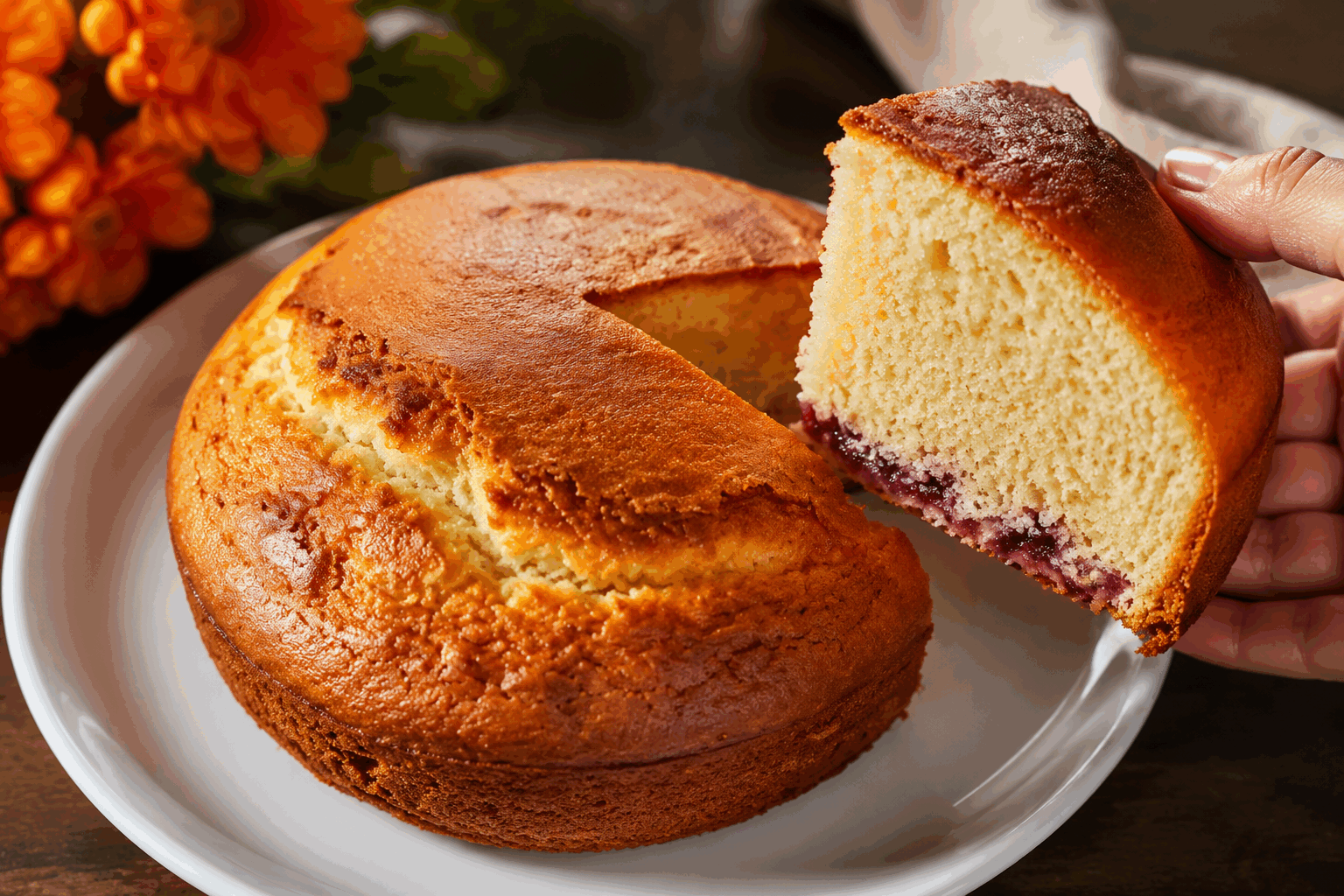 5 minutes chrono : un gâteau aux œufs ultra-gourmand et facile à faire 🔥 Description Ce gâteau aux œufs est une véritable douceur express, parfaite pour les envies de dernière minute. Moelleux et fondant, il séduit par sa simplicité et sa rapidité de préparation, tout en offrant un goût riche et gourmand grâce à sa texture aérienne. Idéal pour un goûter improvisé ou un dessert léger, ce gâteau ravira petits et grands. Informations Temps de préparation : 5 minutes Temps de cuisson : 20 minutes Nombre de portions : 6 personnes Difficulté : Facile Ingrédients Pour le gâteau 4 œufs 120 g de sucre en poudre 120 g de farine 1 cuillère à café de levure chimique 100 ml de crème fraîche épaisse 50 g de beurre fondu 1 cuillère à café d’extrait de vanille Une pincée de sel Préparation Préchauffe le four à 180°C (chaleur tournante si possible) et beurre légèrement un moule à gâteau d’environ 20 cm de diamètre. Sépare les blancs des jaunes d’œufs. Dans un saladier, bats les blancs en neige avec une pincée de sel jusqu’à obtenir une mousse ferme. Dans un autre bol, fouette les jaunes avec le sucre jusqu’à ce que le mélange blanchisse et devienne mousseux. Ajoute la crème fraîche, le beurre fondu et l’extrait de vanille aux jaunes, puis incorpore la farine et la levure tamisées. Mélange délicatement. Incorpore ensuite délicatement les blancs en neige à la préparation à l’aide d’une spatule, en soulevant la masse pour ne pas les casser. Verse la pâte dans le moule et enfourne pour environ 20 minutes. Vérifie la cuisson avec la pointe d’un couteau qui doit ressortir sèche. Laisse tiédir avant de démouler sur une grille pour éviter la condensation et garder le gâteau moelleux. Astuces Pour un gâteau encore plus léger, tu peux remplacer la crème fraîche par du yaourt nature. Veille à bien monter les blancs en neige ferme, cela apporte de l’aération et une texture moelleuse. Si tu manques d’extrait de vanille, une pincée de zeste de citron ou d’orange peut parfumer délicatement le gâteau. Ce gâteau se conserve 2 jours à température ambiante sous un film alimentaire, ou 4 jours au réfrigérateur. Service Ce gâteau ultra-gourmand se déguste aussi bien nature qu’accompagné d’une boule de glace, d’un coulis de fruits rouges ou d’une simple crème anglaise. Parfait pour un goûter improvisé entre amis ou un dessert léger après le repas.