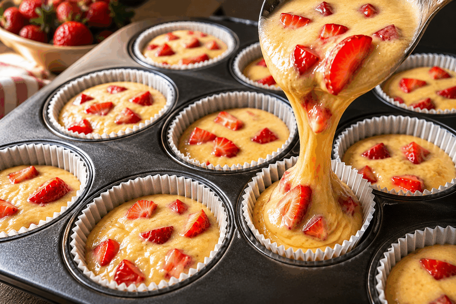 5 minutes de préparation pour des muffins ultra moelleux, un vrai nuage ✨