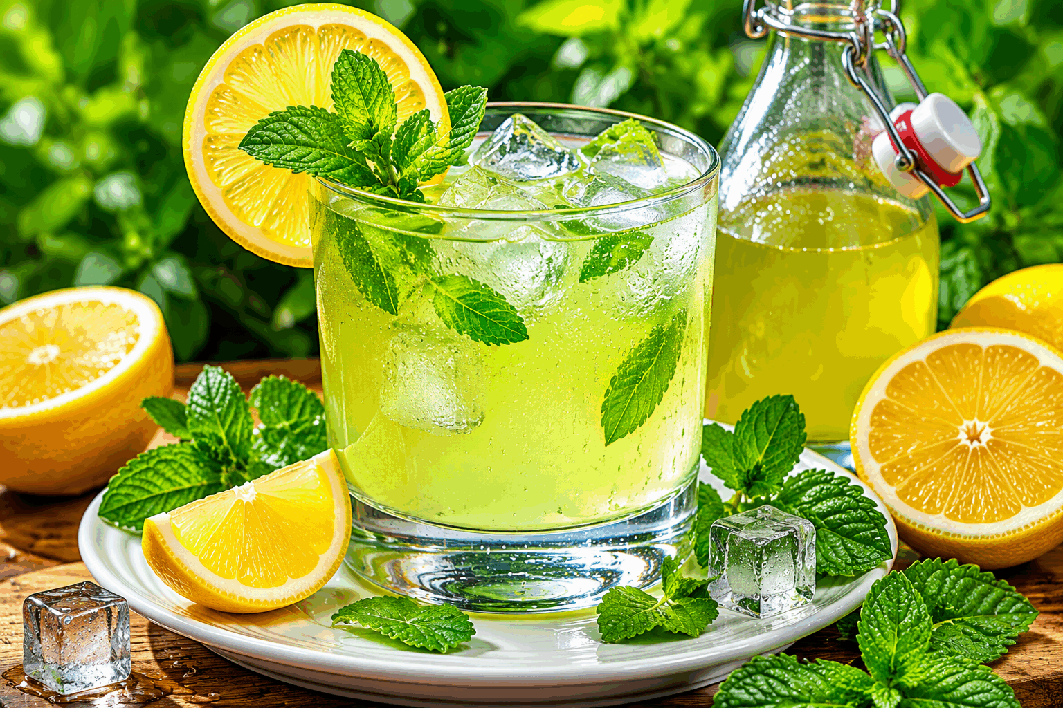 5 minutes pour un sirop de menthe maison, simple et délicieux à refaire vite ! 👌✨ Description Découvrez cette recette ultra rapide de sirop de menthe maison, à la fois délicieux et rafraîchissant. Ce sirop naturel se prépare en seulement 5 minutes avec peu d’ingrédients, parfait pour agrémenter vos boissons, desserts ou cocktails. Simple à réaliser, il ravira les amateurs de saveurs fraîches et gourmandes. Informations Temps de préparation : 5 minutes Temps de cuisson : 5 minutes Nombre de portions : 6 à 8 personnes (en quantité de sirop) Difficulté : Facile Ingrédients Pour le sirop de menthe 250 ml d’eau 200 g de sucre en poudre 30 g de feuilles fraîches de menthe Le jus d’un demi-citron (facultatif, pour équilibrer) Préparation Rincez soigneusement les feuilles de menthe et effeuillez-les grossièrement. Dans une casserole, versez l’eau et le sucre. Portez à ébullition sur feu moyen en remuant pour dissoudre le sucre. Lorsque le sirop bout, retirez la casserole du feu puis ajoutez les feuilles de menthe et le jus de citron. Couvrez et laissez infuser pendant 5 minutes afin que la menthe libère tous ses arômes. Filtrez le sirop à l’aide d’une passoire fine pour retirer les feuilles. Laissez refroidir le sirop à température ambiante puis transférez-le dans une bouteille ou un récipient hermétique. Astuces Utilisez de la menthe fraîche et non flétrie pour un maximum de saveur et de fraîcheur. Pour un sirop plus longuement parfumé, laissez infuser la menthe plus longtemps hors du feu, jusqu’à 30 minutes. Conservez votre sirop de menthe au réfrigérateur et consommez-le dans les 2 semaines. Le jus de citron est optionnel, mais il aide à conserver la couleur verte du sirop et équilibre la douceur. Service Servez ce sirop de menthe maison dans de l’eau fraîche, du soda, des cocktails ou sur des desserts comme les fruits frais ou les glaces. Son goût naturel et sucré apporte une touche de fraîcheur idéale en été ou pour une pause gourmande.