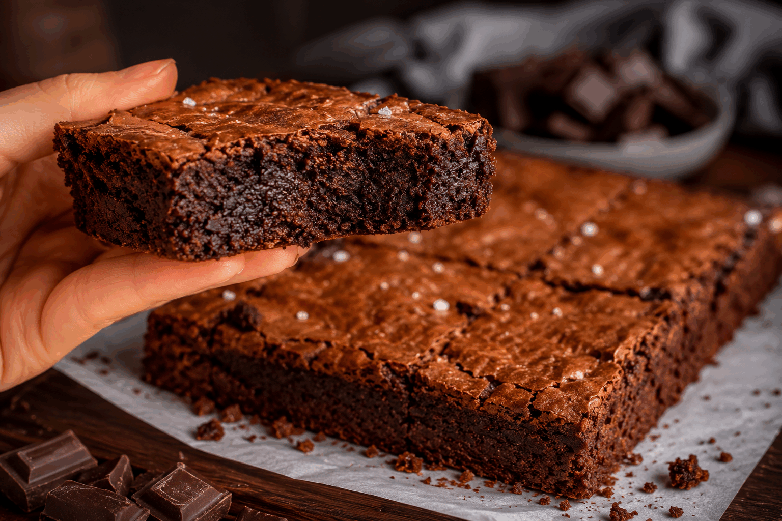 Brownies espresso ultra fondants en 5 minutes, le secret pour fondre de plaisir 😍 Description Ces brownies au goût intense de café espresso sont incroyablement fondants et rapides à préparer. Leur texture moelleuse et leur saveur subtilement corsée raviront les amateurs de chocolat et de café. Parfaits pour une pause gourmande improvisée, ils se dégustent aussi bien à tout moment de la journée. Informations Temps de préparation : 5 minutes Temps de cuisson : 15 minutes Nombre de portions : 8 pièces Difficulté : Facile Ingrédients Pour la pâte 120 g de chocolat noir (70% de cacao) 100 g de beurre 150 g de sucre en poudre 2 œufs 80 g de farine 2 cuillères à soupe de café espresso liquide concentré 1 pincée de sel 1 cuillère à café d’extrait de vanille (facultatif) Préparation Préchauffe le four à 180°C (chaleur statique). Fais fondre le chocolat et le beurre ensemble au bain-marie ou au micro-ondes par intervalles de 20 secondes, en remuant entre chaque. Dans un saladier, bats les œufs avec le sucre jusqu’à ce que le mélange blanchisse légèrement. Ajoute le chocolat fondu, le café espresso liquide et l’extrait de vanille, puis mélange bien. Incorpore la farine tamisée avec la pincée de sel, mélange délicatement jusqu’à obtenir une pâte homogène. Verse la préparation dans un moule carré (environ 20x20 cm) préalablement beurré ou recouvert de papier sulfurisé. Enfourne pour 12 à 15 minutes : le cœur doit rester fondant, n’hésite pas à vérifier la cuisson avec la pointe d’un couteau. Laisse refroidir 10 minutes avant de démouler et de couper en carrés. Astuces Pour un goût de café plus intense, ajoute une demi-cuillère à café de poudre de café instantané dans la pâte. Ne prolonge pas trop la cuisson afin de garder la texture ultra fondante caractéristique de ces brownies. Pour la version vegan, remplace les œufs par 2 cuillères à soupe de compote de pomme et utilise un beurre végétal. Conserve les brownies dans une boîte hermétique à température ambiante pour préserver leur moelleux. Service Déguste ces brownies tièdes ou à température ambiante, idéalement accompagnés d’un café espresso ou d’un lait mousseux. Ils sont parfaits pour un goûter express ou un dessert simple qui plaira à tous, même aux invités de dernière minute.