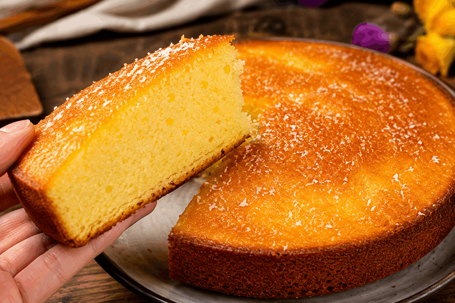 Ce gâteau au citron fondant comme chez mamie, prêt en moins de 10 minutes 😍 Description Découvrez ce gâteau au citron tendre et moelleux, qui fond délicatement en bouche, comme celui que préparait mamie. Son parfum acidulé et sa texture légère en font un dessert parfait pour toutes les occasions, rapide à réaliser et irrésistible. Informations Temps de préparation : 10 minutes Temps de cuisson : 30 minutes Nombre de portions : 8 parts Difficulté : Facile Ingrédients Pour le gâteau 150 g de farine 150 g de sucre en poudre 3 œufs 100 g de beurre fondu 2 citrons (zeste et jus) 1 cuillère à café de levure chimique 1 pincée de sel Pour le glaçage (facultatif) 100 g de sucre glace 2 cuillères à soupe de jus de citron Préparation Préchauffe le four à 180°C (chaleur statique). Dans un saladier, bats les œufs avec le sucre jusqu’à ce que le mélange blanchisse et devienne mousseux. Ajoute le beurre fondu, le jus des citrons et les zestes. Mélange bien. Incorpore la farine tamisée avec la levure et la pincée de sel. Mélange délicatement jusqu’à obtenir une pâte homogène. Verse la préparation dans un moule à cake ou à manqué beurré et fariné. Enfourne et cuis pendant environ 30 minutes. Vérifie la cuisson avec la pointe d’un couteau qui doit ressortir sèche. Laisse tiédir avant de démouler sur une grille. Pour le glaçage, mélange le sucre glace avec le jus de citron pour obtenir une consistance lisse. Nappe le gâteau refroidi avant de servir. Astuces Utilise des citrons non traités pour profiter pleinement des zestes parfumés. Pour un gâteau encore plus fondant, remplace 50 g de farine par de la poudre d’amandes. Ne surmixe pas la pâte après l’ajout de la farine pour conserver une texture légère. Le glaçage au citron est facultatif mais apporte une touche acidulée et une jolie présentation. Service Servez ce gâteau au citron fondant à température ambiante, accompagné d’une tasse de thé ou d’un café. Idéal pour un goûter convivial ou un dessert simple, il plaira aux amateurs de saveurs fraîches et gourmandes.