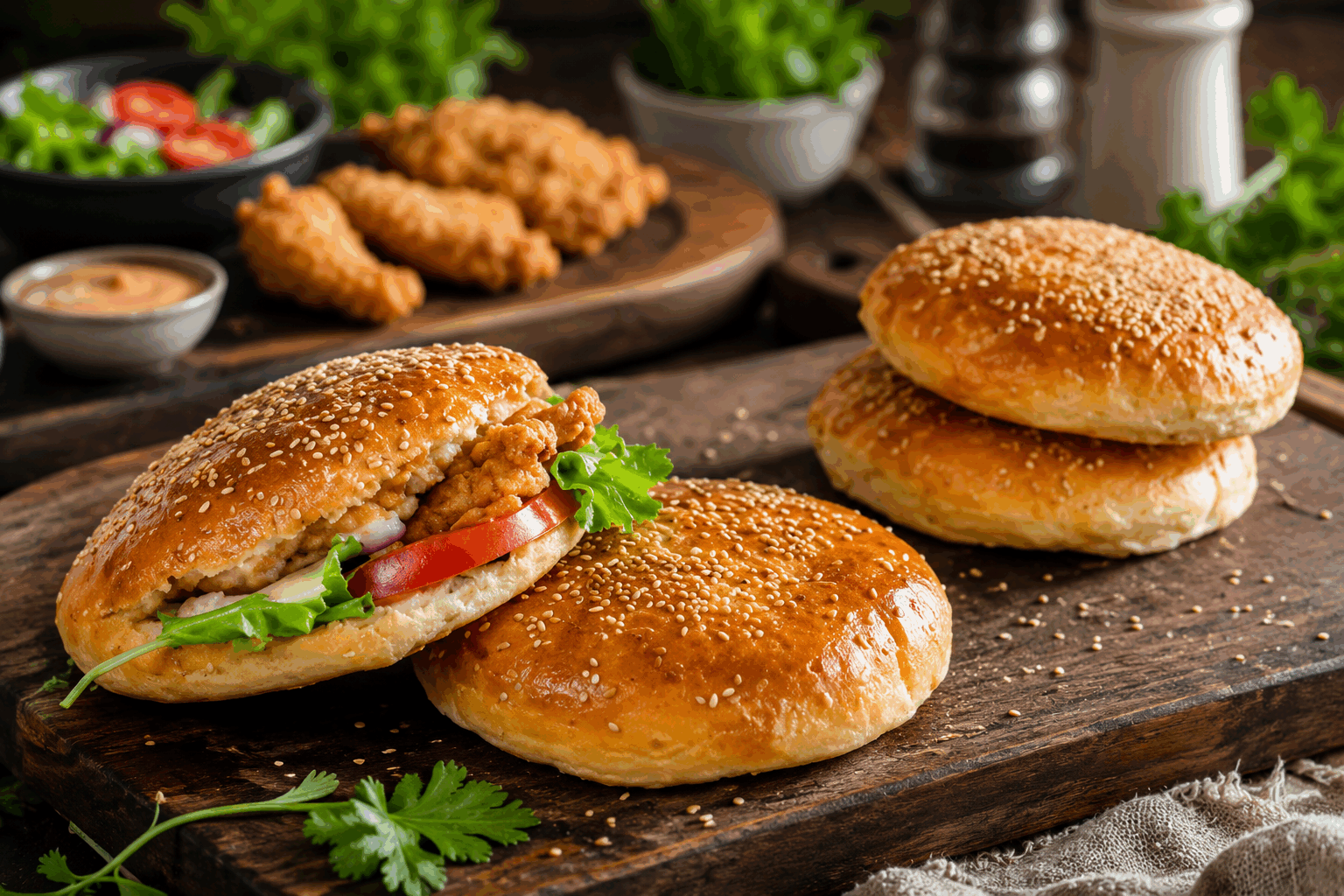 Ce pain turc moelleux que ma grand-mère prépare depuis 50 ans, une vraie révélation ! 🔥 Description Ce pain turc moelleux, inspiré du célèbre ekmek, est un incontournable des tables familiales en Turquie. Sa croûte dorée et légèrement croustillante cache une mie tendre et aérienne, parfaite pour accompagner tous vos repas. Cette recette traditionnelle, transmise de génération en génération, ravira vos papilles à chaque dégustation. Informations Temps de préparation : 20 minutes Temps de cuisson : 25 minutes Nombre de portions : 6 pièces Difficulté : Moyenne Ingrédients Pour la pâte 500 g de farine de blé T55 300 ml d'eau tiède 7 g de levure sèche de boulanger 1 cuillère à soupe de sucre 1,5 cuillère à café de sel 2 cuillères à soupe d'huile d'olive Préparation Délaye la levure sèche dans l'eau tiède avec le sucre, laisse reposer 10 minutes jusqu'à ce que le mélange mousse. Dans un grand saladier, mélange la farine et le sel. Fais un puits au centre de la farine, ajoute le mélange de levure et l'huile d'olive. Mélange progressivement pour former une pâte homogène, puis pétris à la main ou au robot pendant 10 minutes jusqu'à obtenir une pâte souple et élastique. Couvre la pâte d’un linge propre et laisse-la lever à température ambiante pendant 1h30 à 2h, jusqu'à ce qu'elle double de volume. Divise la pâte en 6 portions égales, forme des boules rondes. Dispose-les sur une plaque recouverte de papier cuisson en les espaçant, puis aplatis légèrement chaque boule. Couvre à nouveau d’un linge et laisse reposer 30 minutes. Préchauffe le four à 220°C (chaleur statique) en plaçant un petit récipient d’eau dans le bas du four pour créer de la vapeur. Incise légèrement le dessus des pains avec un couteau fin. Enfourne pour 20 à 25 minutes jusqu’à ce que les pains soient bien dorés. Sors-les du four et laisse-les refroidir sur une grille avant dégustation. Astuces Utilise une farine T55 pour un meilleur développement de la mie moelleuse. Ne pétris pas trop la pâte après la première levée pour conserver l’aération. La vapeur dans le four aide à obtenir une croûte croustillante sans dessécher le pain. Conserve les pains dans un torchon propre pour maintenir leur moelleux. Service Servez ces pains turcs moelleux avec du fromage frais, du miel ou simplement trempés dans de l’huile d’olive. Ils accompagneront parfaitement un mezzé ou un plat traditionnel turc comme le kebab ou le poulet au yaourt. Idéal pour un repas convivial en famille ou entre amis.