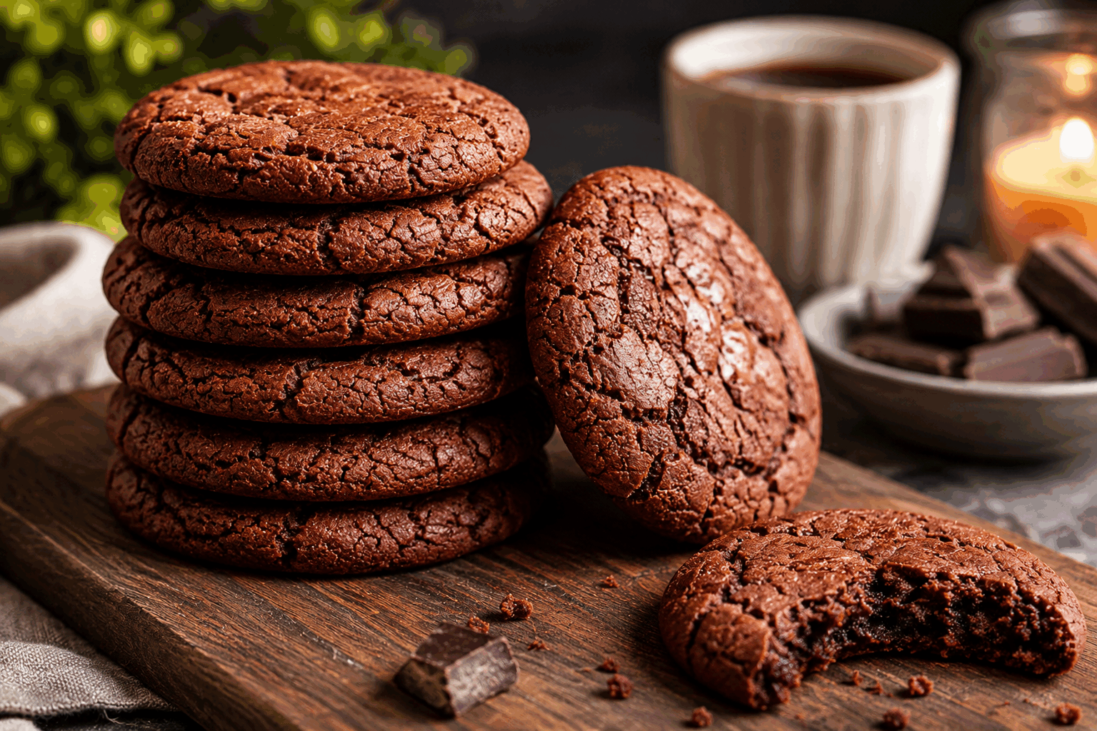 Ces cookies brownie fondent en bouche en seulement 5 minutes, succès garanti 😍🍫 Description Ces cookies brownie sont irrésistiblement moelleux et fondants, avec une richesse chocolatée intense qui ravira tous les amateurs de douceurs. Leur texture combine le croustillant léger de la surface et le cœur fondant, rappelant le meilleur du brownie. Parfaits pour un goûter express ou une pause gourmande, ils se préparent en un rien de temps ! Informations Temps de préparation : 5 minutes Temps de cuisson : 10 minutes Nombre de portions : 12 pièces Difficulté : Facile Ingrédients Pour la pâte à cookies brownie 120 g de chocolat noir pâtissier 80 g de beurre doux 150 g de sucre roux 1 œuf moyen 80 g de farine de blé 1 cuillère à café rase de levure chimique 1 pincée de sel fin 100 g de pépites de chocolat noir Préparation Préchauffe le four à 180°C (chaleur tournante de préférence). Fais fondre le chocolat et le beurre ensemble au bain-marie ou au micro-ondes par courtes impulsions de 30 secondes, en mélangeant régulièrement jusqu’à obtenir une texture lisse. Dans un saladier, fouette l’œuf avec le sucre roux jusqu’à ce que le mélange blanchisse et devienne mousseux. Ajoute le mélange chocolat-beurre fondu aux œufs sucrés et mélange bien. Incorpore la farine tamisée avec la levure et la pincée de sel, mélange délicatement à l’aide d’une spatule sans trop travailler la pâte. Ajoute les pépites de chocolat, puis mélange juste assez pour les répartir uniformément. Forme des boules de pâte de la taille d’une noix et dépose-les sur une plaque recouverte de papier cuisson, en les espaçant suffisamment. Enfourne pour 10 minutes : les cookies doivent rester moelleux au centre, n’hésite pas à surveiller la cuisson pour ne pas les dessécher. Laisse tiédir 5 minutes sur la plaque avant de les transférer sur une grille pour qu’ils refroidissent légèrement. Astuces Utilise du chocolat de qualité pour un goût intense et une texture onctueuse. Pour encore plus de moelleux, évite de trop cuire les cookies : ils continuent de cuire légèrement hors du four. Varie les plaisirs en remplaçant les pépites de chocolat par des noix ou noisettes concassées. Conserve les cookies dans une boîte hermétique pour préserver leur moelleux plusieurs jours. Service Servez ces cookies brownie tièdes avec un verre de lait froid, un café ou une boule de glace vanille pour un dessert simple et réconfortant. Ils sont parfaits en goûter rapide ou pour accompagner un moment convivial entre amis ou en famille.