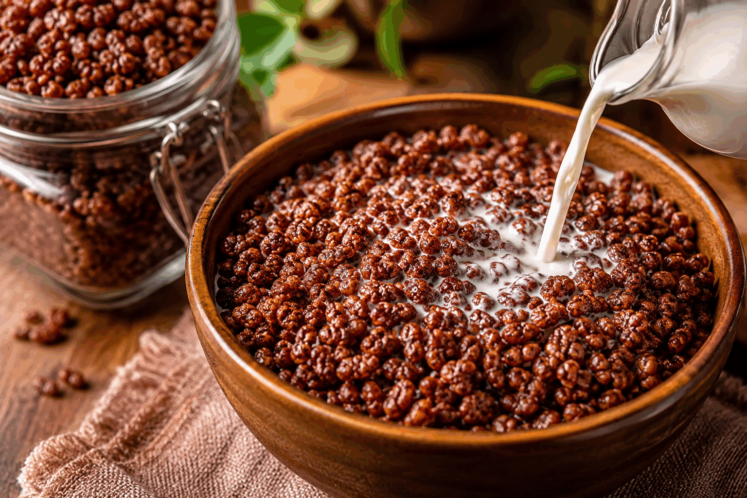 Coco Pops maison sans sucre ni gluten, prêts en 10 minutes avec seulement 3 ingrédients 🍫✨ Description Ces Coco Pops maison sont une alternative saine et gourmande aux céréales industrielles. Sans sucre ajouté ni gluten, ils conviennent parfaitement aux personnes sensibles ou soucieuses de leur alimentation. Croquants et légèrement chocolatés, ils se préparent en seulement 10 minutes avec trois ingrédients simples. Informations Temps de préparation : 10 minutes Temps de cuisson : 5 minutes Nombre de portions : 4 portions Difficulté : Facile Ingrédients Pour les Coco Pops 100 g de farine de riz complet 2 cuillères à soupe de cacao en poudre non sucré 50 ml d'eau 1 cuillère à soupe d'huile de coco (facultative pour le croustillant) Préparation Préchauffe une poêle antiadhésive à feu moyen. Dans un bol, mélange la farine de riz complet et le cacao en poudre jusqu’à obtenir une préparation homogène. Ajoute l’eau progressivement tout en remuant pour former une pâte épaisse mais malléable. Incorpore l’huile de coco pour apporter du croustillant à ta préparation. Verse la pâte en petits tas aplatis dans la poêle, en formant de fines galettes d’environ 3 cm de diamètre. Fais cuire 2 à 3 minutes de chaque côté jusqu’à ce que les morceaux soient bien secs et croustillants, en les retournant délicatement. Laisse refroidir sur une grille afin qu’ils deviennent encore plus croquants. Détache les galettes en petits morceaux irréguliers pour recréer l'effet granuleux des Coco Pops. Astuces Veille à ne pas surcharger la poêle pour que la chaleur se répartisse bien et que les morceaux cuisent uniformément. Tu peux remplacer la farine de riz par de la farine de sarrasin pour une saveur plus rustique. Conserve les Coco Pops dans une boîte hermétique pour qu’ils restent croquants plusieurs jours. Pour un goût plus gourmand, ajoute une pincée de cannelle ou de vanille en poudre dans la pâte. Service Servez ces Coco Pops maison dans un bol avec du lait végétal (amande, soja, avoine) ou traditionnel, pour un petit-déjeuner énergétique et léger. Ils sont également parfaits pour grignoter à tout moment de la journée ou à incorporer dans un yaourt ou un smoothie bowl.