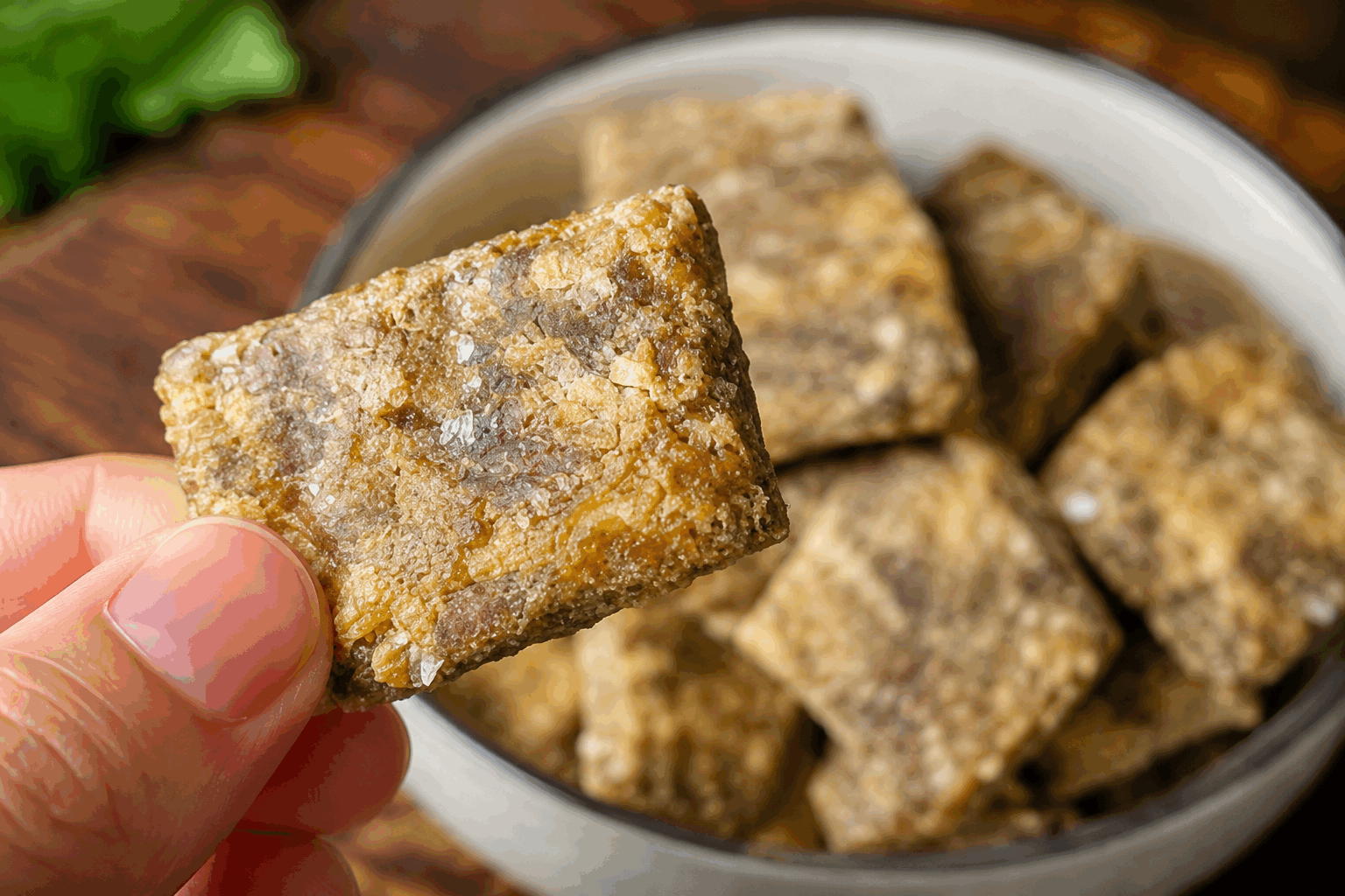 Crackers apéro avec 1 seul ingrédient : sans farine ni œuf, bluffants ✨ Description Découvrez ces crackers surprenants préparés à partir d'un seul ingrédient, sans farine ni œuf. Ils sont parfaits pour étonner vos invités lors d'un apéritif grâce à leur texture croquante et leur goût délicat. Ces amuse-bouches originaux sont idéaux pour toutes les occasions festives. Informations Temps de préparation : 5 minutes Temps de cuisson : 10 minutes Nombre de portions : 20 pièces Difficulté : Facile Ingrédients Pour les crackers 200 g de fromage râpé (ex : comté, parmesan ou cheddar) Préparation Préchauffez votre four à 180°C (thermostat 6). Couvrez une plaque de cuisson de papier sulfurisé. Déposez des petits tas de fromage râpé d'environ une cuillère à soupe chacun sur la plaque, en les espaçant suffisamment pour qu'ils ne se touchent pas. Aplatissez légèrement les tas de fromage avec le dos de la cuillère pour former des disques. Enfournez pour 8 à 10 minutes jusqu'à ce que les crackers soient dorés et croustillants. Laissez refroidir sur la plaque quelques minutes avant de les décoller délicatement. Servez tiède ou à température ambiante. Astuces Vous pouvez varier les plaisirs en mélangeant plusieurs sortes de fromages pour apporter différentes saveurs. Ajoutez une pincée de paprika ou de graines de sésame avant la cuisson pour une touche d'originalité. Conservez vos crackers dans une boîte hermétique à température ambiante pour qu'ils restent croquants. Service Servez ces crackers tels quels pour un apéritif léger ou accompagnez-les d'une trempette, comme un houmous ou une sauce au yaourt. Présentez-les joliment sur un plateau garni de fruits secs et de noix pour une touche gourmande supplémentaire.