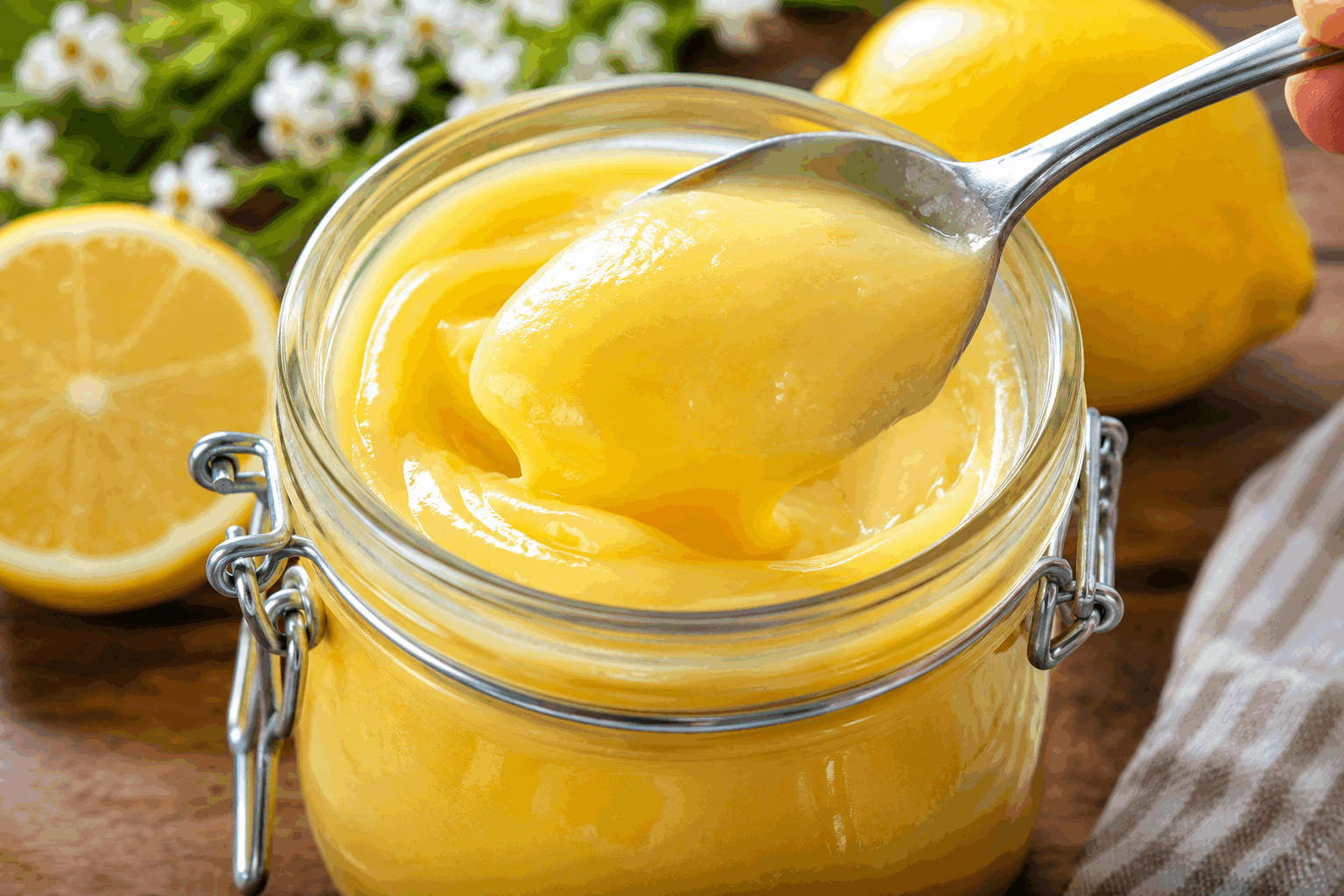 Crème au citron hyper simple : seulement 3 ingrédients pour une gourmandise fondante 🍋✨ Description Cette crème au citron est une douceur légère et fondante, idéale pour les amateurs d'agrumes. Sa texture veloutée et son goût acidulé en font un dessert rafraîchissant et facile à préparer. Parfaite pour une pause gourmande ou en fin de repas, elle ne nécessite que trois ingrédients simples et rapides à assembler. Informations Temps de préparation : 10 minutes Temps de cuisson : 15 minutes Nombre de portions : 4 Difficulté : Facile Ingrédients Pour la crème au citron 3 œufs entiers 120 g de sucre en poudre 120 ml de jus de citron frais (environ 2 citrons) Préparation Préchauffe le four à 150°C (thermostat 5). Dans un saladier, bats les œufs avec le sucre jusqu’à ce que le mélange blanchisse et devienne mousseux. Ajoute progressivement le jus de citron en continuant de mélanger pour bien l’incorporer. Verse la préparation dans des ramequins individuels ou un plat allant au four. Place les ramequins dans un bain-marie, puis enfourne pendant 12 à 15 minutes, jusqu’à ce que la crème soit prise mais encore légèrement tremblotante au centre. Laisse refroidir à température ambiante, puis place au réfrigérateur au moins 1 heure avant de servir pour une texture parfaite. Astuces Utilise du jus de citron fraîchement pressé pour un goût plus vif et naturel. Ne fais pas trop cuire la crème pour éviter qu’elle ne devienne granuleuse ou caillée. Pour une version plus douce, ajoute un zeste de citron râpé à la préparation. Tu peux accompagner cette crème de biscuits sablés ou d’un coulis de fruits rouges pour plus de gourmandise. Service Sers cette crème au citron bien froide, accompagnée de petites meringues ou de biscuits croustillants. Elle est idéale en dessert léger après un repas copieux ou pour une pause sucrée ensoleillée.