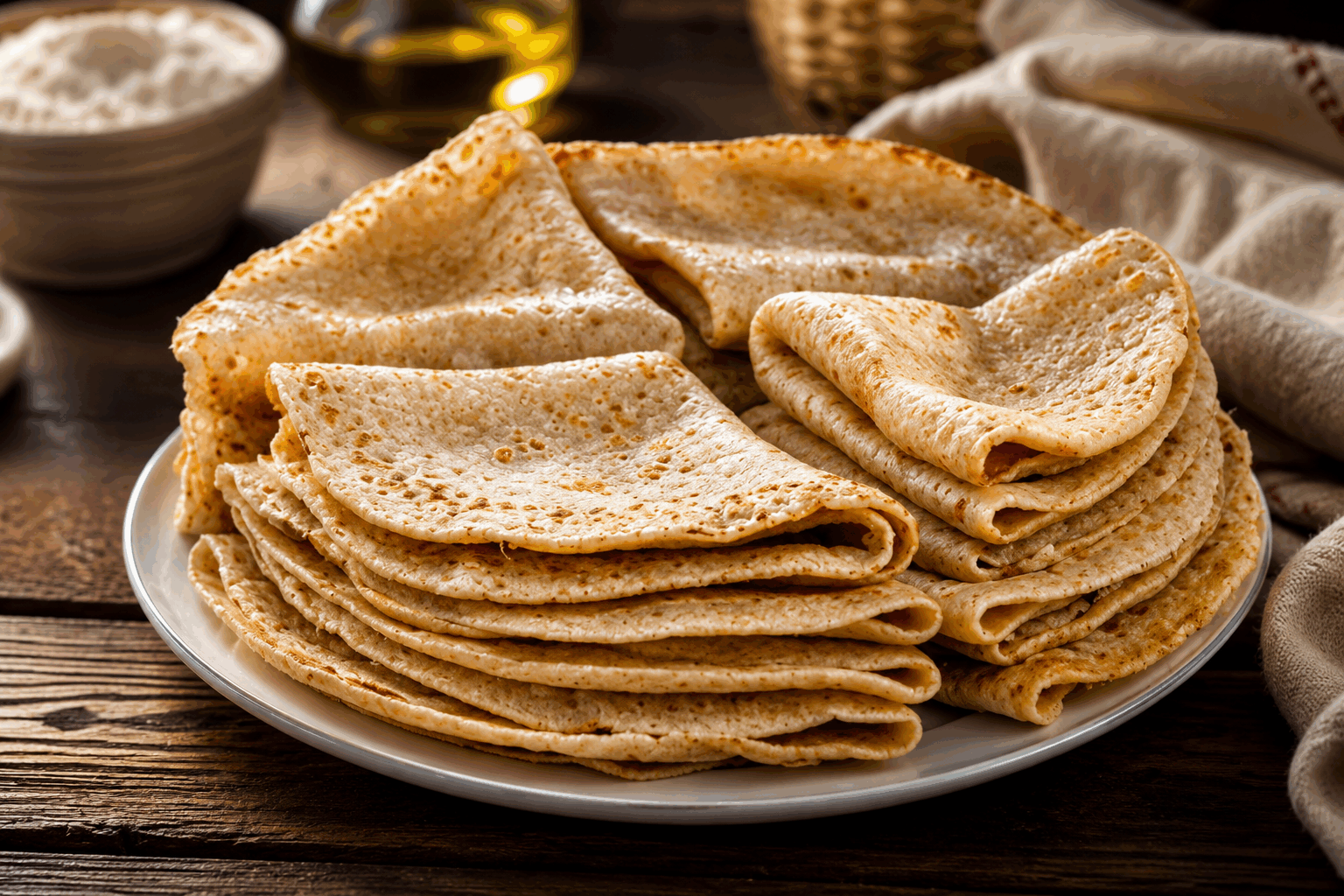 Crêpes bretonnes sans œufs en 5 minutes : la recette rapide et inratable qui séduit tout le monde 🔥 Description Ces crêpes bretonnes sans œufs sont légères, moelleuses et faciles à réaliser en un temps record. Inspirées de la tradition bretonne, elles conservent toute la saveur authentique de la galette, tout en étant adaptées aux personnes allergiques ou véganes. Idéales pour un petit déjeuner, un goûter ou une soirée crêpes conviviale. Informations Temps de préparation : 3 minutes Temps de cuisson : 2 minutes Nombre de portions : 8 crêpes Difficulté : Facile Ingrédients Pour la pâte 250 g de farine de blé 500 ml de lait végétal (soja, avoine ou amande) 30 ml d’huile de tournesol ou de colza 1 pincée de sel fin 1 cuillère à soupe de sirop d’érable ou de sucre (optionnel) 1 cuillère à café d’extrait de vanille (optionnelle) Préparation Dans un saladier, tamise la farine et ajoute la pincée de sel pour bien répartir les ingrédients secs. Verse progressivement le lait végétal tout en mélangeant avec un fouet pour éviter la formation de grumeaux. Ajoute l’huile, le sirop d’érable et l’extrait de vanille si désiré. Mélange jusqu’à obtenir une pâte lisse et fluide. Laisse reposer la pâte 1 à 2 minutes, durant la préparation de la poêle. Chauffe une poêle antiadhésive à feu moyen (environ 180 °C). Graisse-la légèrement avec un peu d’huile ou de margarine végétale. Verse une petite louche de pâte dans la poêle en formant une fine couche. Laisse cuire 1 minute environ, puis retourne la crêpe et cuis l’autre côté 30 secondes. Procède de même avec le reste de pâte, en graissant la poêle si nécessaire entre chaque crêpe. Astuces Utilise un fouet ou un mixeur plongeant pour obtenir une pâte bien homogène sans grumeaux. Si la pâte paraît trop épaisse, ajuste avec un peu de lait végétal supplémentaire pour obtenir une texture fluide. Préchauffe bien la poêle pour que la crêpe dore rapidement et ne colle pas. Pour un goût encore plus breton, tu peux ajouter une cuillère à soupe de farine de sarrasin sur la farine de blé. Service Servez ces crêpes sans œufs chaudes, accompagnées de confiture, de sucre, de sirop d’érable ou d’une garniture salée comme du jambon végétal, du fromage vegan ou des légumes sautés. Parfaites pour une pause gourmande saine et rapide à toute heure de la journée.