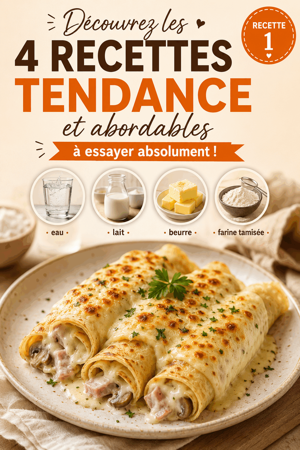 Découvrez les 4 recettes tendance et abordables à essayer absolument !