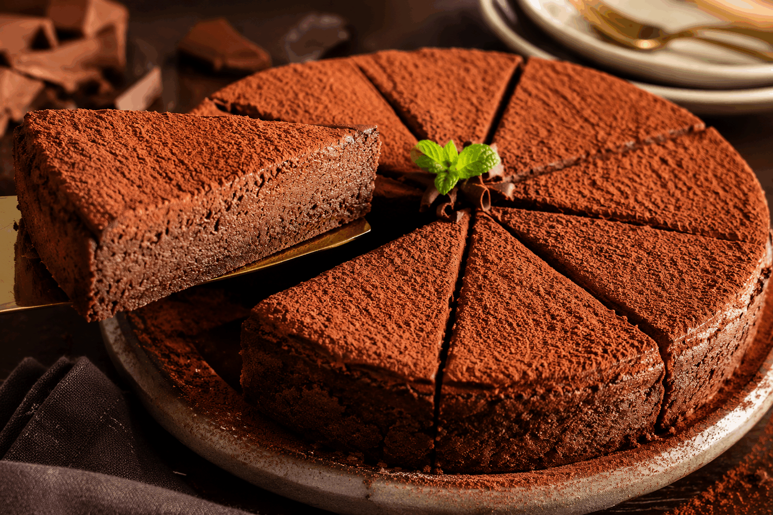 Fondant au chocolat 4 ingrédients : sans sucre ni gluten, prêt en 5 min 😍