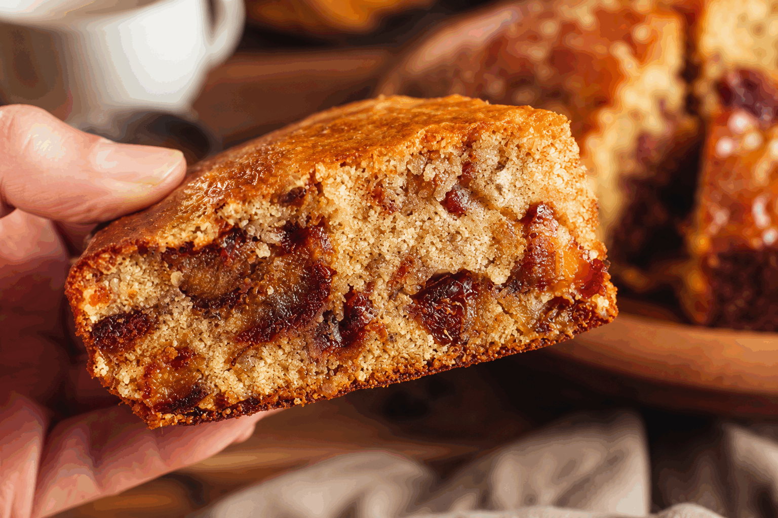 Gâteau aux dattes ultra moelleux : 3 ingrédients, sans farine ni sucre ✨