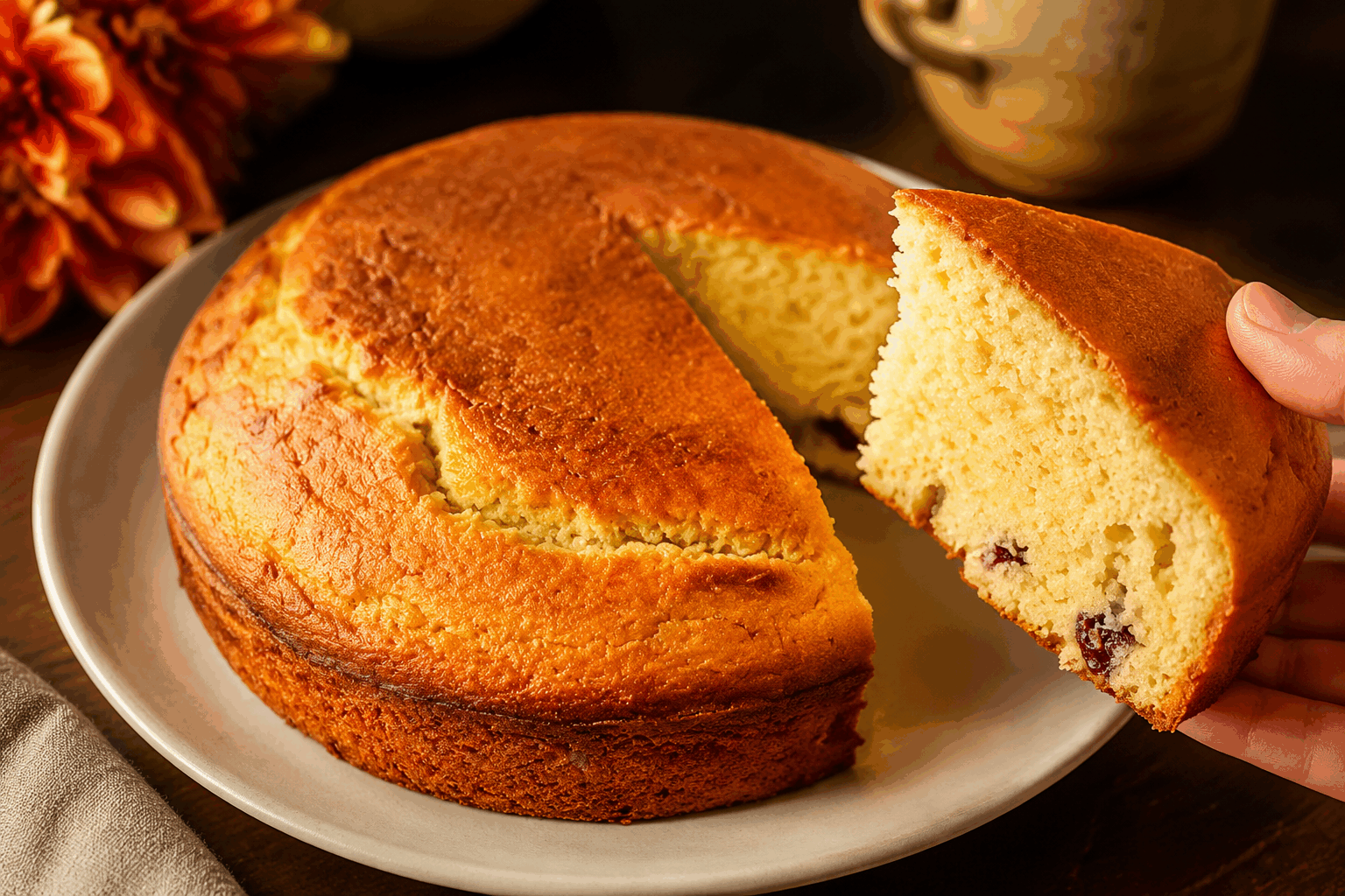Gâteau moelleux prêt en 5 minutes chrono, parfait pour une pause gourmande 🍰 Description Ce gâteau moelleux express se prépare en seulement 5 minutes, idéal pour une pause gourmande improvisée. Sa texture légère et fondante conviendra parfaitement aux amateurs de douceur simple et rapide à réaliser. Parfait pour le goûter ou un dessert de dernière minute. Informations Temps de préparation : 5 minutes Temps de cuisson : 20 minutes Nombre de portions : 6 personnes Difficulté : Facile Ingrédients Pour le gâteau 150 g de farine 100 g de sucre 2 œufs 100 ml de lait 80 ml d’huile neutre (tournesol ou pépins de raisin) 1 sachet de levure chimique (environ 11 g) 1 cuillère à café d’extrait de vanille 1 pincée de sel Préparation Préchauffe le four à 180°C (chaleur tournante si possible). Dans un grand saladier, bats les œufs avec le sucre jusqu’à ce que le mélange blanchisse. Ajoute le lait, l’huile et l’extrait de vanille, puis mélange bien. Incorpore la farine tamisée avec la levure chimique et la pincée de sel. Mélange rapidement juste pour amalgamer la pâte, sans trop insister. Verse la pâte dans un moule à cake ou un moule à gâteau préalablement graissé ou recouvert de papier sulfurisé. Enfourne pour 18 à 20 minutes. Vérifie la cuisson en plantant la pointe d’un couteau, elle doit ressortir sèche. Laisse tiédir quelques minutes avant de démouler et découper. Astuces Utilise un moule de taille adaptée (environ 20 cm de diamètre) pour un gâteau bien moelleux et une cuisson uniforme. Ne surmixe pas la pâte pour préserver la légèreté du gâteau. Varie les plaisirs en ajoutant des pépites de chocolat, des zestes d’agrumes ou une pointe de cannelle à la pâte. Conserve le gâteau dans une boîte hermétique pour qu’il garde tout son moelleux plusieurs jours. Service Servez ce gâteau moelleux tiède ou à température ambiante, accompagné d’une tasse de thé ou de café. Il peut aussi être déguisé avec un peu de confiture, une crème fouettée légère ou une boule de glace pour un dessert plus gourmand. Idéal pour une pause douce à tout moment de la journée.