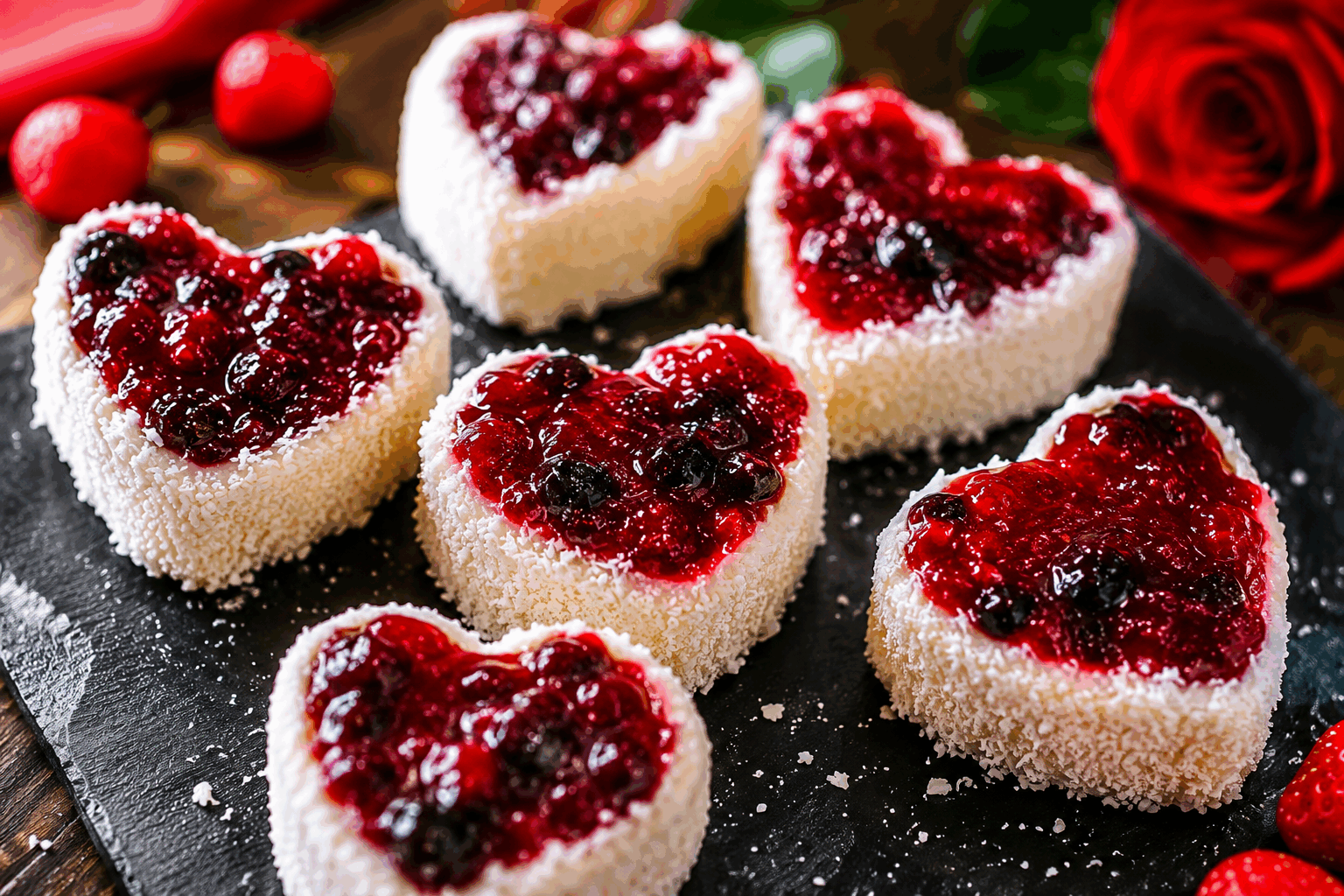 Inimioare dulci cu cremă de vanilie: se topesc în gură în 30 de minute ✨