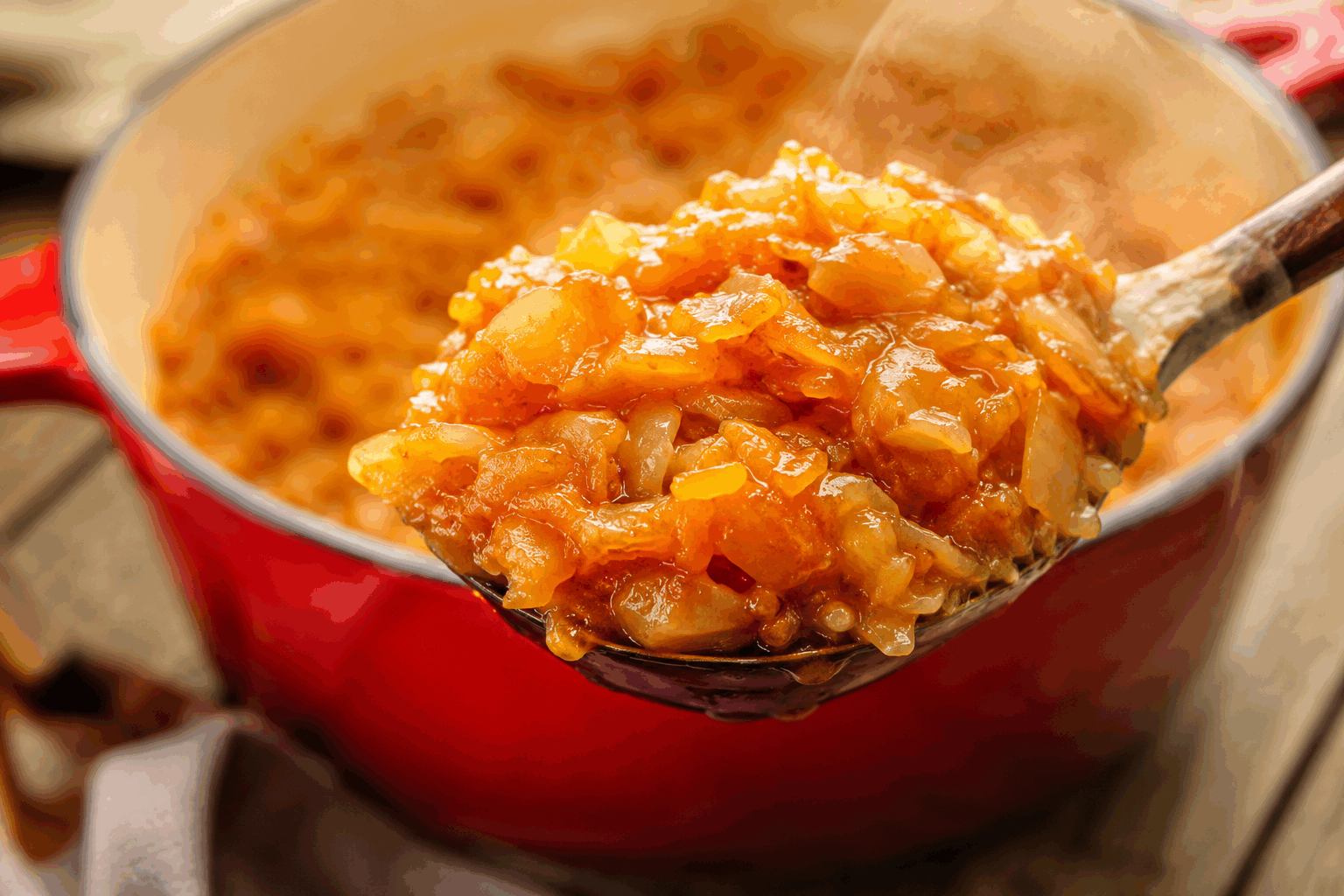 La compotée de chou blanc de grand-mère, prête en 15 minutes pour petits budgets 😍 Description Cette compotée de chou blanc est une recette simple et réconfortante, inspirée des traditions familiales. Elle offre une texture fondante et un goût légèrement sucré et acidulé, parfait pour accompagner des plats de viande ou pour composer un repas léger. Facile et rapide à préparer, elle convient idéalement aux foyers soucieux de leur budget sans sacrifier la saveur. Informations Temps de préparation : 5 minutes Temps de cuisson : 10 minutes Nombre de portions : 4 personnes Difficulté : Facile Ingrédients Pour la compotée 600 g de chou blanc 1 oignon moyen 1 gousse d’ail 2 cuillères à soupe d’huile d’olive 1 cuillère à soupe de vinaigre de cidre 1 cuillère à café de sucre roux 100 ml d’eau Sel Poivre du moulin Préparation Retire les premières feuilles abîmées du chou puis taille-le en fines lamelles après avoir retiré le cône dur central. Épluche et émince finement l’oignon et la gousse d’ail. Chauffe l’huile d’olive dans une large poêle à feu moyen, puis fais revenir l’oignon jusqu’à ce qu’il soit translucide, environ 3 minutes. Ajoute l’ail, puis le chou émincé, mélange bien et laisse cuire 2 minutes en remuant régulièrement. Verse l’eau, le vinaigre de cidre et saupoudre le sucre roux. Sale et poivre selon ton goût. Couvre et laisse mijoter à feu doux pendant 8 minutes, en remuant de temps en temps pour éviter que cela n’accroche. Découvre, augmente légèrement le feu pour évaporer le liquide résiduel si nécessaire, jusqu’à obtenir une texture fondante et légèrement caramélisée. Astuces Pour un goût plus doux, remplace le vinaigre de cidre par du jus de pomme naturel. Tu peux ajouter une pomme coupée en petits dés pour apporter une touche fruitée supplémentaire. Veille à ne pas trop cuire le chou pour garder un peu de croquant et éviter qu’il ne devienne amer. Cette compotée se conserve bien 2 jours au réfrigérateur dans un récipient hermétique. Service Sers cette compotée tiède en accompagnement d’un plat de porc, de volaille ou même d’un simple œuf poché. Elle peut également agrémenter une assiette végétarienne avec riz ou pommes de terre vapeur. Parfaite pour un repas familial rapide, elle apporte une saveur authentique et réconfortante à table.