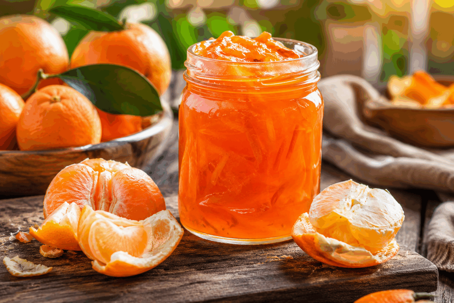 La marmelade d’orange maison en 5 minutes, succès garanti à chaque cuillère 🔥 Description Cette marmelade d’orange maison se prépare en un temps record tout en offrant une texture lisse et un goût frais et acidulé, rehaussé d’une légère amertume caractéristique. Parfaite pour le petit-déjeuner ou le goûter, elle apporte une touche fruitée et artisanale à vos tartines. Informations Temps de préparation : 5 minutes Temps de cuisson : 5 minutes Nombre de portions : 4 pots de 150 ml Difficulté : Facile Ingrédients Pour la marmelade 4 oranges bio 150 g de sucre en poudre 1 cuillère à soupe de jus de citron 150 ml d’eau Préparation Lave soigneusement les oranges puis coupe-les en quartiers en retirant les pépins. Place les quartiers d’orange, le sucre, le jus de citron et l’eau dans une casserole à fond épais. Fais chauffer à feu moyen en remuant régulièrement jusqu’à dissolution complète du sucre. Laisse frémir pendant 3 à 4 minutes, en écrasant légèrement les quartiers avec une cuillère en bois pour libérer la pulpe et l’arôme. Retire la casserole du feu dès que la texture devient sirupeuse et que la marmelade commence à épaissir. Verse la marmelade encore chaude dans des pots stérilisés et ferme-les immédiatement. Astuces Utilise des oranges bio pour éviter les pesticides et conserver les zestes en toute sécurité. Si tu préfères une texture plus lisse, mixe légèrement la marmelade avant de la mettre en pots. Pour une conservation plus longue, stérilise les pots au bain-marie pendant 10 minutes après fermeture. Si la marmelade te paraît trop acide, ajoute une cuillère à soupe de miel lors de la cuisson. Service Déguste cette marmelade sur des tartines de pain frais, avec du beurre ou dans un yaourt nature. Elle est idéale pour réveiller les papilles le matin ou accompagner un fromage blanc en dessert. Parfaite aussi pour offrir dans de jolis pots lors des occasions spéciales.