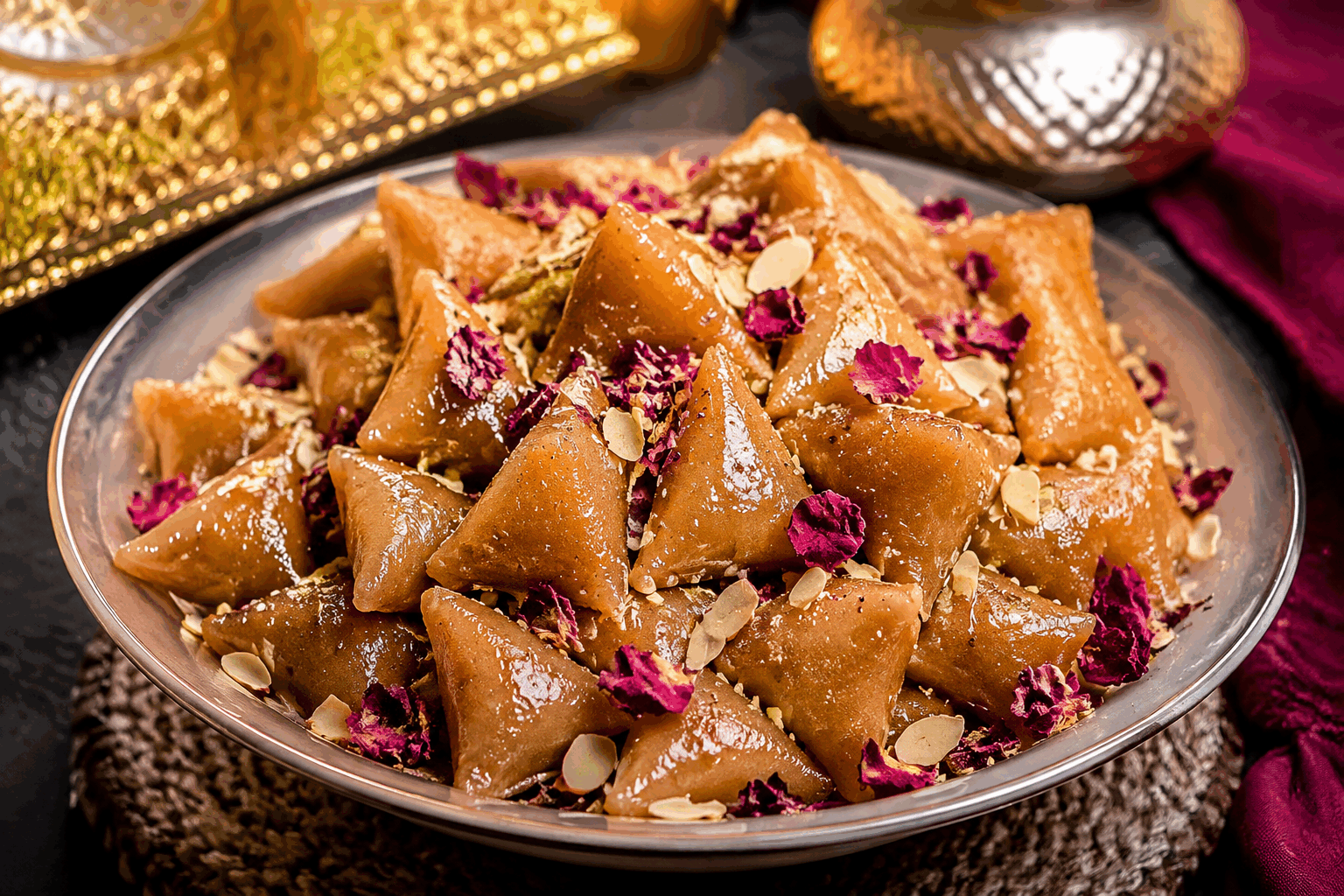 La recette secrète des briouates aux amandes que tout le monde s’arrache pendant le Ramadan 😍