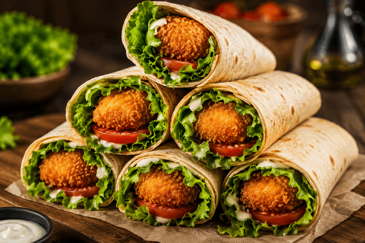 Le McWrap au chèvre maison en 5 minutes : le goût qui dépasse McDo 🔥 Description Ce McWrap au chèvre est une recette rapide, savoureuse et fraîche, parfaite pour un déjeuner sur le pouce ou un dîner léger. Associant la douceur du fromage de chèvre frais à la fraîcheur des légumes croquants, il offre un équilibre de saveurs qui rivalise avec les wraps des grandes chaînes. Facile et express à préparer, il deviendra vite un incontournable maison. Informations Temps de préparation : 5 minutes Temps de cuisson : 0 minute Nombre de portions : 2 wraps Difficulté : Facile Ingrédients Pour les wraps 2 grandes tortillas de blé 100 g de fromage de chèvre frais 50 g de jeunes pousses d’épinards 50 g de salade feuille de chêne 1 tomate moyenne 1 petit concombre 1 cuillère à soupe de miel liquide 1 cuillère à café de moutarde douce 1 cuillère à soupe d’huile d’olive Sel et poivre du moulin Préparation Lave la tomate et le concombre. Coupe la tomate en fines rondelles et le concombre en petits bâtonnets. Dans un bol, mélange le fromage de chèvre frais avec la moutarde douce, le miel, l’huile d’olive, puis assaisonne avec une pincée de sel et un tour de moulin à poivre. Étale la préparation au fromage sur chaque tortilla de façon homogène, en laissant une marge d’environ 2 cm sur les bords. Dispose les jeunes pousses d’épinards, la salade, les rondelles de tomate et les bâtonnets de concombre sur la préparation au chèvre. Roulez le wrap bien serré en rabattant d’abord les bords puis en roulant la tortilla vers l’avant. Coupe chaque wrap en deux en biais, pour une présentation agréable et facile à manger. Astuces Pour un wrap plus gourmand, ajoutez quelques noix concassées ou des graines de tournesol. Si vous aimez les saveurs relevées, remplacez la moutarde douce par de la moutarde à l’ancienne. Pour conserver la fraîcheur, emballez chaque wrap dans du film alimentaire et consommez dans les 2 heures. Variez les légumes en fonction de la saison : radis, poivron ou avocat se marient bien avec le fromage de chèvre. Service Servez ces wraps accompagnés d’un jus de fruit frais ou d’une salade verte croquante pour un repas léger mais complet. Parfaits pour un pique-nique, un déjeuner rapide au bureau ou un dîner convivial en semaine.