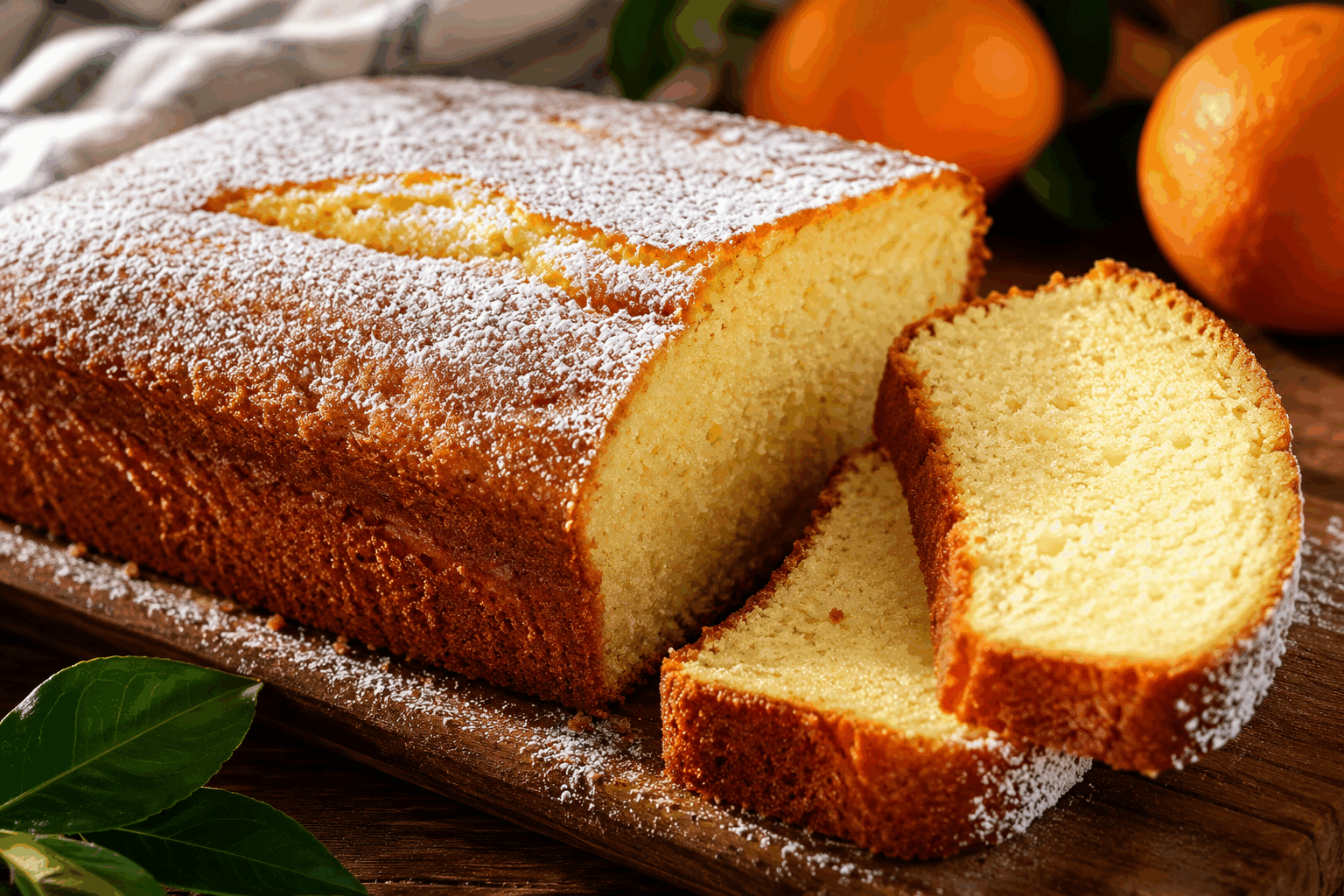 Le gâteau à l’orange et au yaourt de mamie, moelleux préparé en 10 minutes ✨