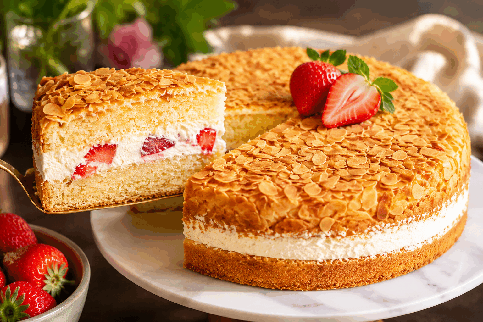 Le gâteau allemand Bienenstich : la recette secrète que ma grand-mère garde depuis 50 ans 😍