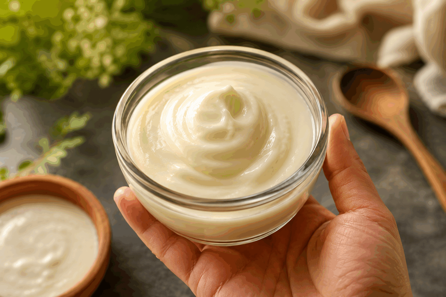 Le yaourt vegan au pois chiches en 1 ingrédient : simple, sain et délicieux ✨ Description Ce yaourt vegan à base de pois chiches est une préparation onctueuse, légère et naturellement riche en protéines. Sans additifs ni ingrédients complexes, il offre une saveur douce et légèrement noisettée, idéale pour les personnes cherchant une alternative saine et végétale aux yaourts classiques. Parfait pour le petit-déjeuner ou les collations, il s’adapte aussi bien aux préparations sucrées que salées. Informations Temps de préparation : 10 minutes Temps de cuisson : 60 minutes (cuisson des pois chiches) Nombre de portions : 4 petits pots Difficulté : Facile Ingrédients Ingrédient principal 250 g de pois chiches secs (ou 400 g de pois chiches cuits, égouttés) Préparation Si vous utilisez des pois chiches secs, faites-les tremper dans un grand volume d'eau froide pendant au moins 12 heures, puis rincez-les abondamment. Faites cuire les pois chiches trempés dans une casserole d’eau non salée pendant environ 1 heure, jusqu’à ce qu’ils soient très tendres. Égouttez-les soigneusement. Laissez tiédir les pois chiches, puis mixez-les avec un peu d'eau filtrée (environ 100 ml) jusqu’à obtenir une texture lisse et crémeuse, proche d’un yaourt épais. Placez votre préparation dans un pot hermétique ou des petits ramequins. Laissez fermenter à température ambiante dans un endroit chaud (entre 25 et 30 °C) pendant 12 à 24 heures afin que les saveurs développent une légère acidité caractéristique du yaourt. Vous pouvez utiliser un yaourtière vegan ou un four éteint avec la lumière allumée. Réfrigérez ensuite au minimum 4 heures avant de déguster, le yaourt se raffermit en refroidissant. Astuces La fermentation est facilitée en ajoutant un peu de jus de citron ou quelques gouttes de probiotique vegan, mais ce n’est pas indispensable. Ne salez pas la préparation avant fermentation pour ne pas inhiber le développement des bonnes bactéries. Mixez longuement pour éviter toute trace granuleuse et obtenir un yaourt vraiment onctueux. Conservez le yaourt au réfrigérateur jusqu’à 4 jours dans un récipient fermé pour préserver sa fraîcheur. Service Servez ce yaourt vegan nature, garni de fruits frais, de compote ou de granola pour un petit-déjeuner gourmand. Il accompagne aussi parfaitement des sauces salées, des dips ou des tartinades pour un apéritif sain et original.