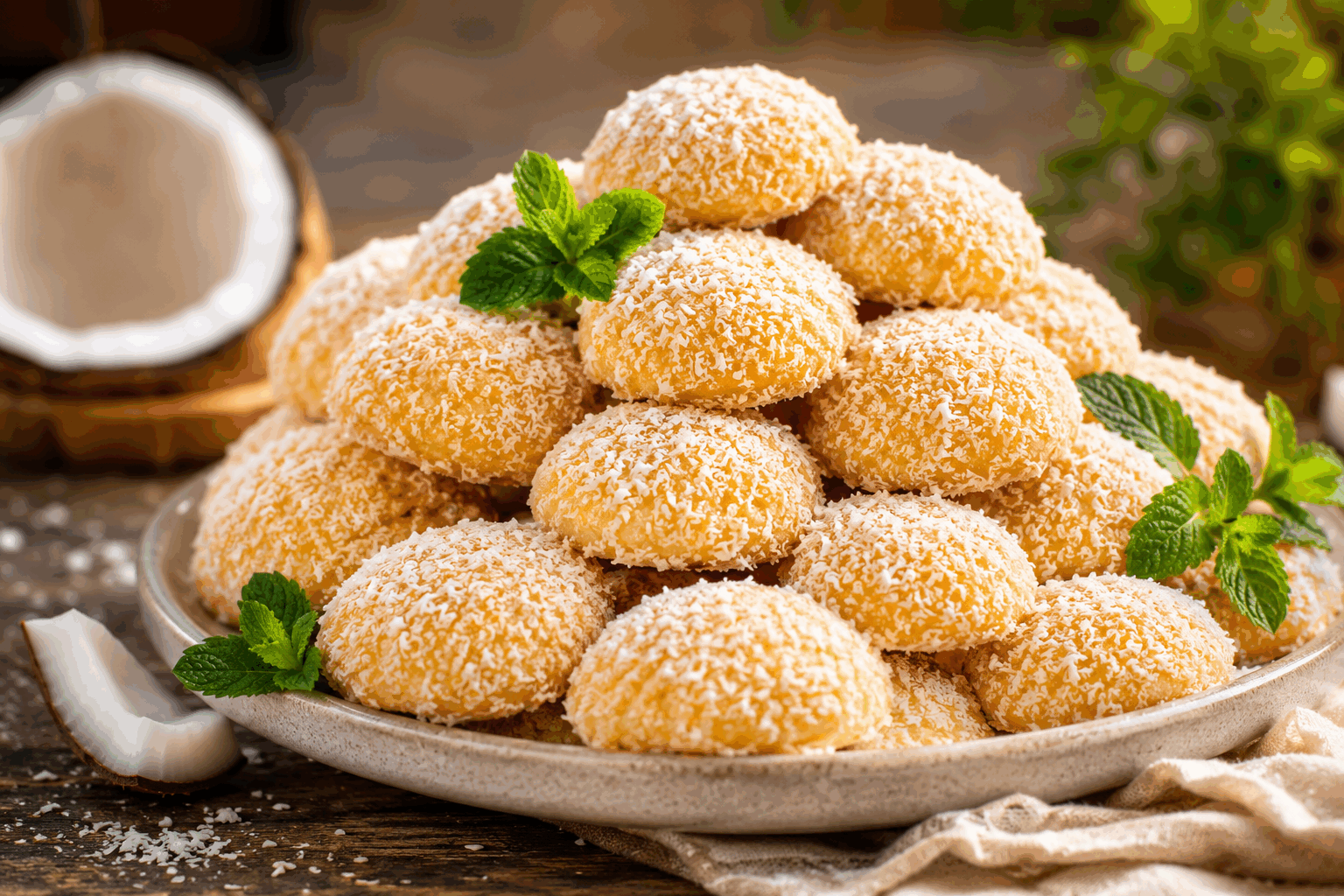 Les boules coco moelleuses de grand-mère : la recette immanquable en 5 minutes 😍 Description Ces boules coco moelleuses sont une douceur incontournable, subtilement parfumée à la noix de coco et rapide à préparer. Inspirée des recettes traditionnelles de grand-mère, cette gourmandise légère et fondante ravira petits et grands à toute heure de la journée. Parfaites pour une pause sucrée ou un goûter improvisé. Informations Temps de préparation : 5 minutes Temps de cuisson : Aucun Nombre de portions : 12 pièces Difficulté : Facile Ingrédients Pour les boules coco 200 g de noix de coco râpée 150 g de lait concentré sucré 1 cuillère à café d'extrait de vanille 1 pincée de sel 50 g de poudre d'amandes (optionnel, pour plus de moelleux) Pour la finition 15 g de noix de coco râpée (pour enrober) Préparation Versez la noix de coco râpée, le lait concentré sucré, l’extrait de vanille, la pincée de sel et la poudre d’amandes dans un grand bol. Mélangez vigoureusement à la cuillère ou à la main jusqu’à obtenir une pâte homogène et collante. Prélevez une petite quantité de pâte (environ une cuillère à soupe), puis formez une boule entre vos paumes. Roulez chaque boule dans la noix de coco râpée réservée pour la finition afin de créer une fine couche extérieure. Disposez les boules sur une assiette ou un plat, puis placez-les au réfrigérateur pendant au moins 30 minutes pour qu’elles raffermissent légèrement. Astuces Si la pâte est trop collante, ajoutez un peu plus de noix de coco râpée pour faciliter la manipulation. Pour varier les saveurs, vous pouvez incorporer quelques zestes de citron ou d’orange à la préparation. Conservez les boules dans une boîte hermétique au réfrigérateur, elles se dégustent fraîches et se conservent 3 à 4 jours. Pour une touche gourmande, trempez-les dans du chocolat fondu avant de les rouler dans la noix de coco. Service Servez ces boules coco en dessert léger, en snack ou lors d’un goûter convivial. Présentez-les joliment dans des caissettes en papier coloré pour une touche festive. Elles accompagnent parfaitement un café, un thé ou une infusion parfumée.